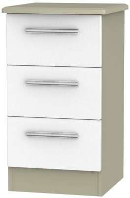 Rustic White Front and Mushroom Base Unit