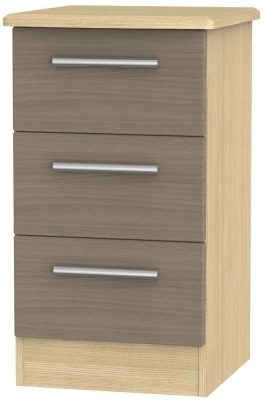 Toronto Walnut Front and Light Oak Base Unit