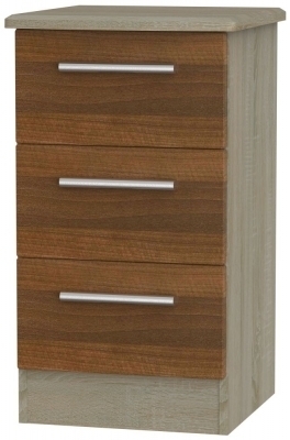 Noche Walnut Front and Darkolino Base Unit