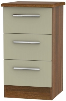 Mushroom Front and Noche Walnut Base Unit