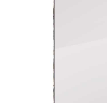 Alpine White Carcase and Front with White Glass Overlay Application A8073