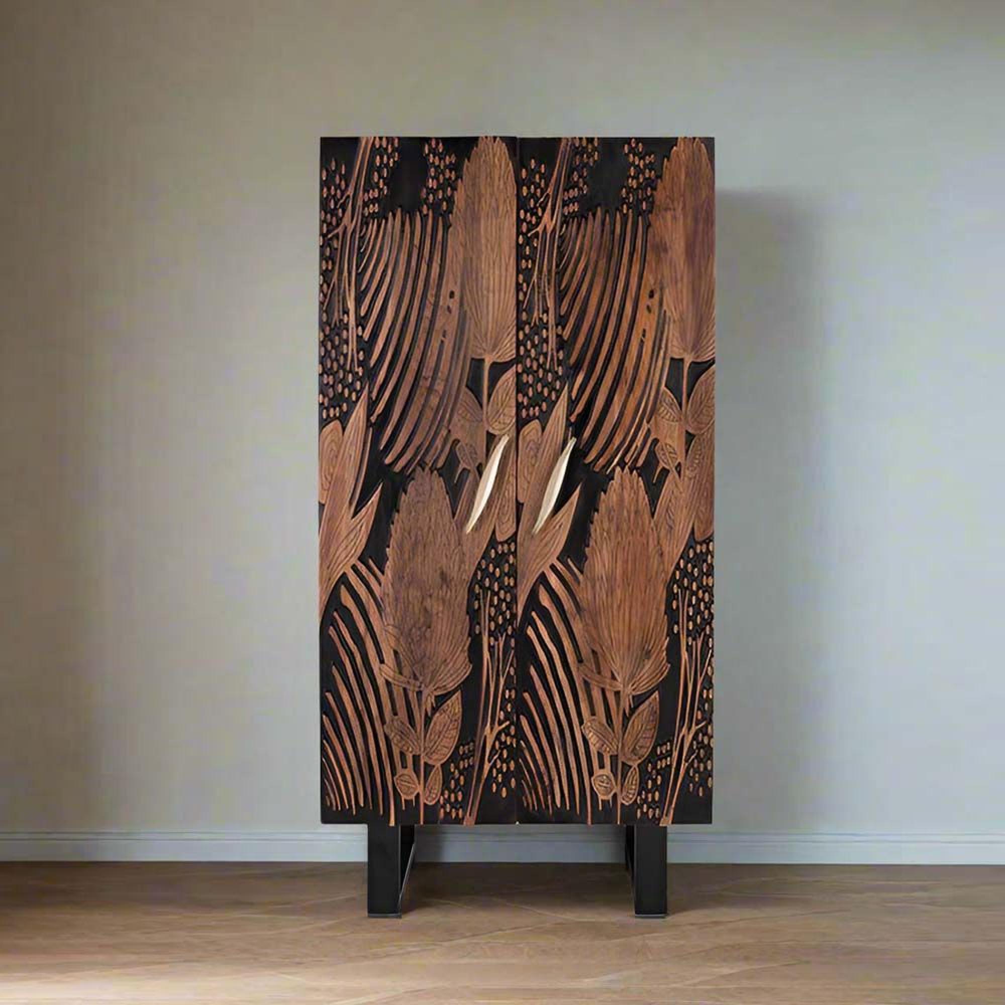 Valentia Artisan 2 Door Wardrobe - Acacia Wood