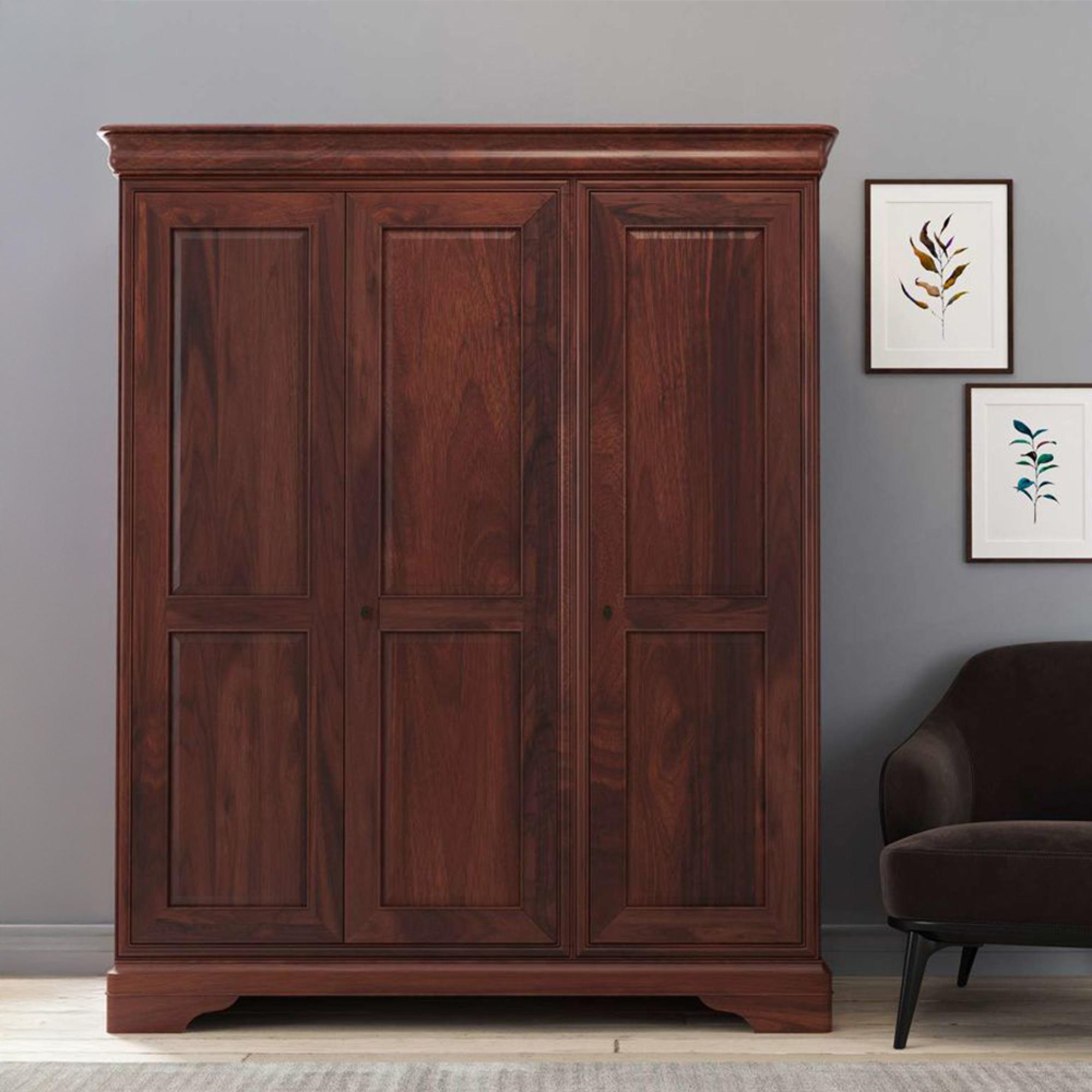 Antoinette Triple Wardrobe - 3 Door - Cherrywood