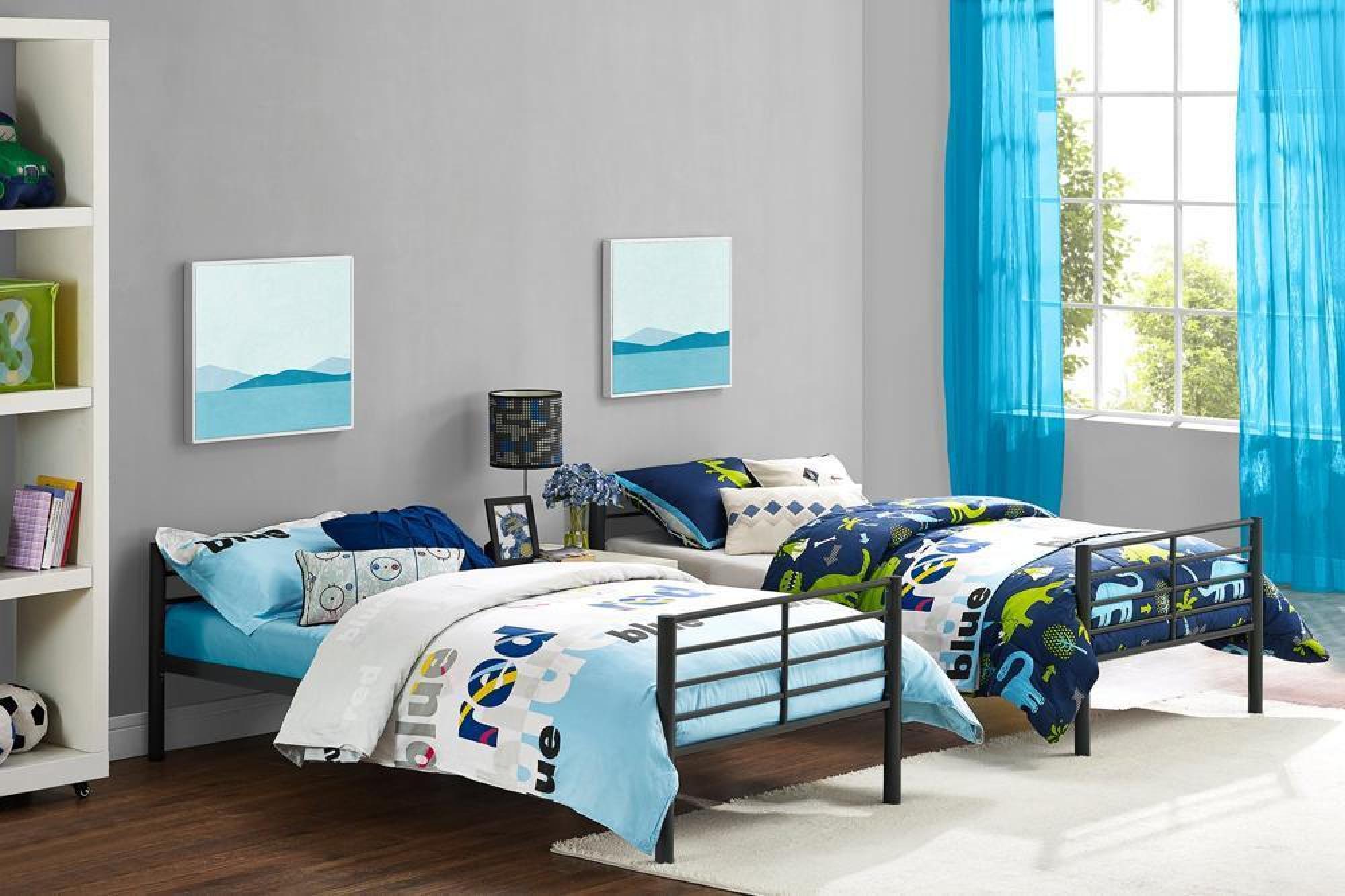 Bunk Bed - Single over Single - Black - 4035157UK