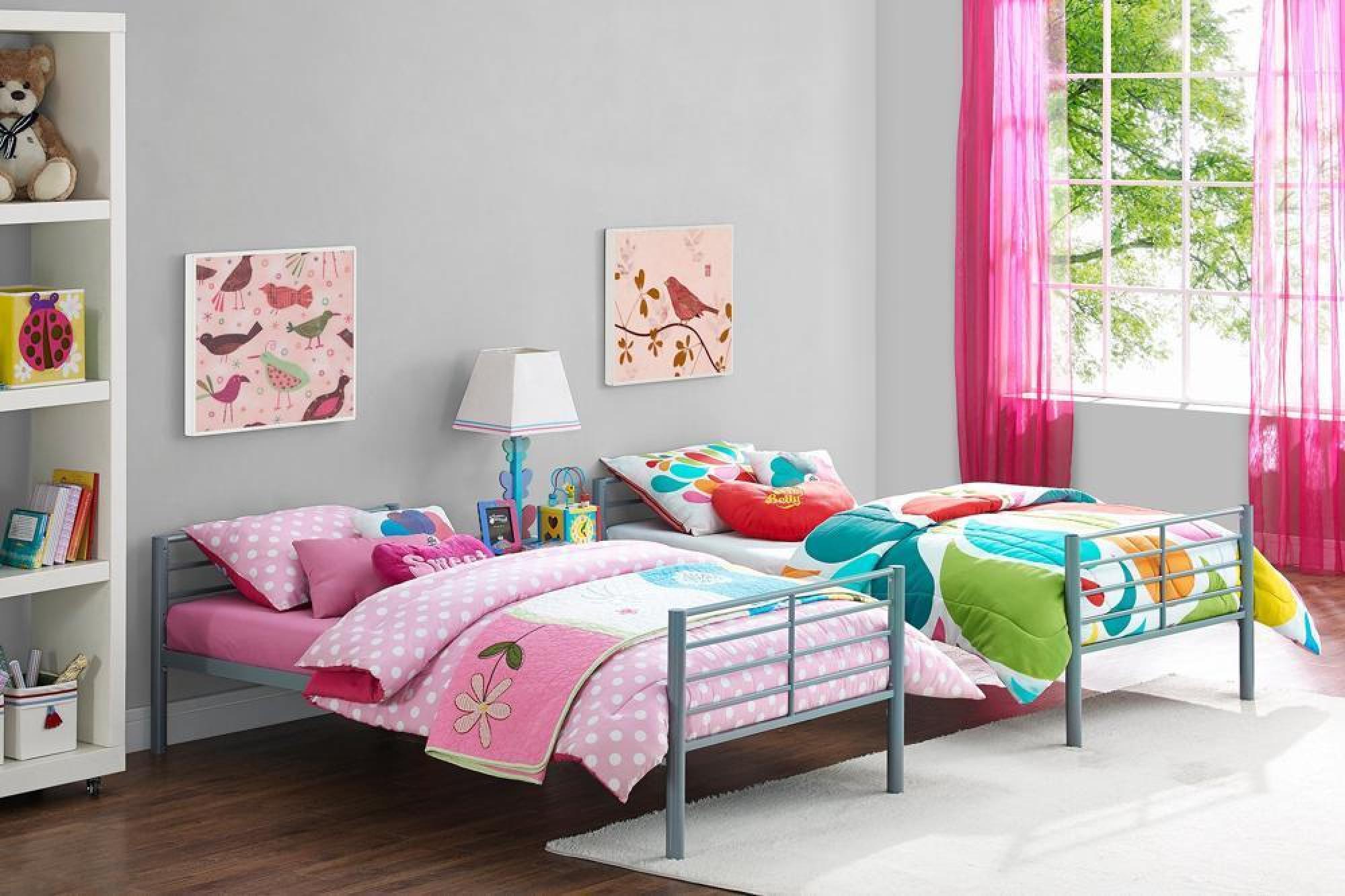 Bunk Bed - Single over Single - Grey - 4035159UK