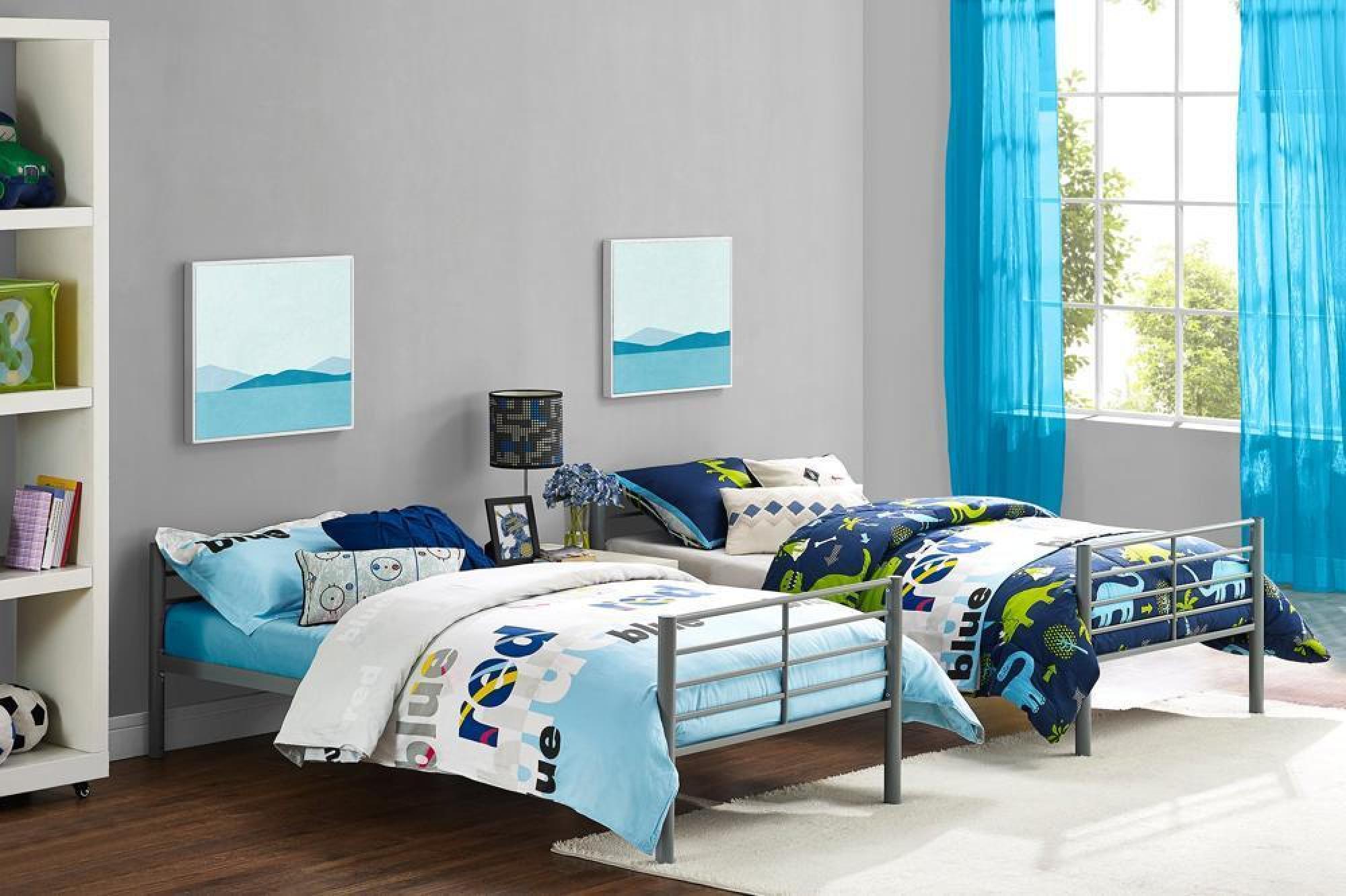 Bunk Bed - Single over Single - Grey - 4035159UK