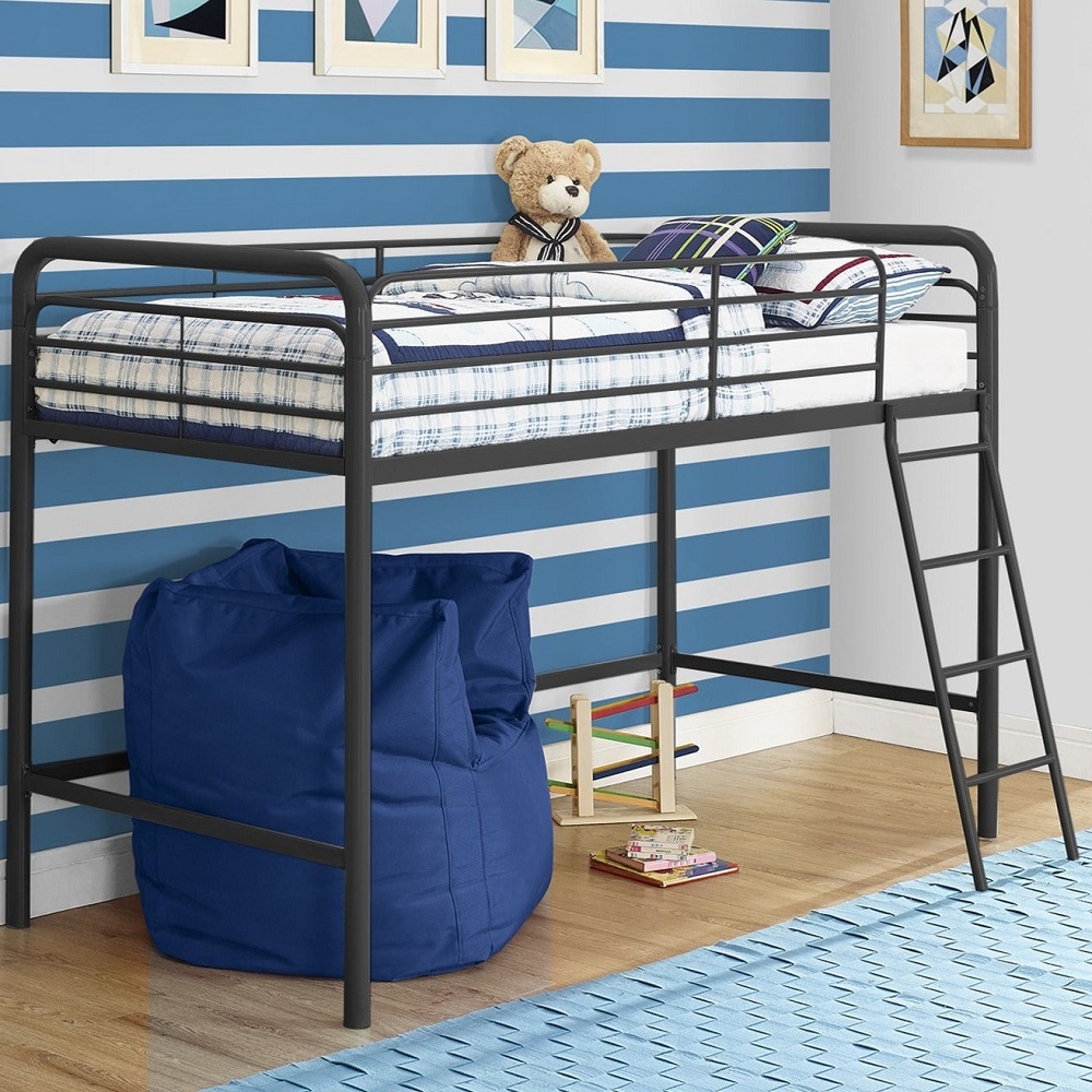 Bunk Bed - Black - Single Midsleeper - 4036127UK