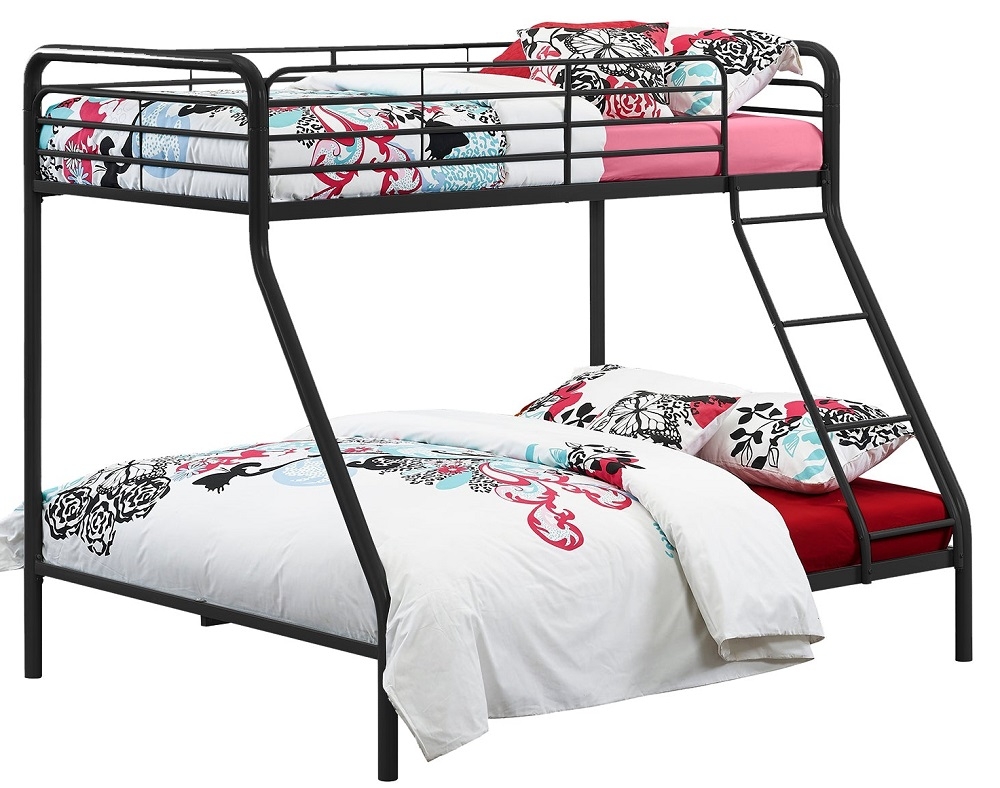 Bunk Bed - Single over Double - Black - 4034119UK