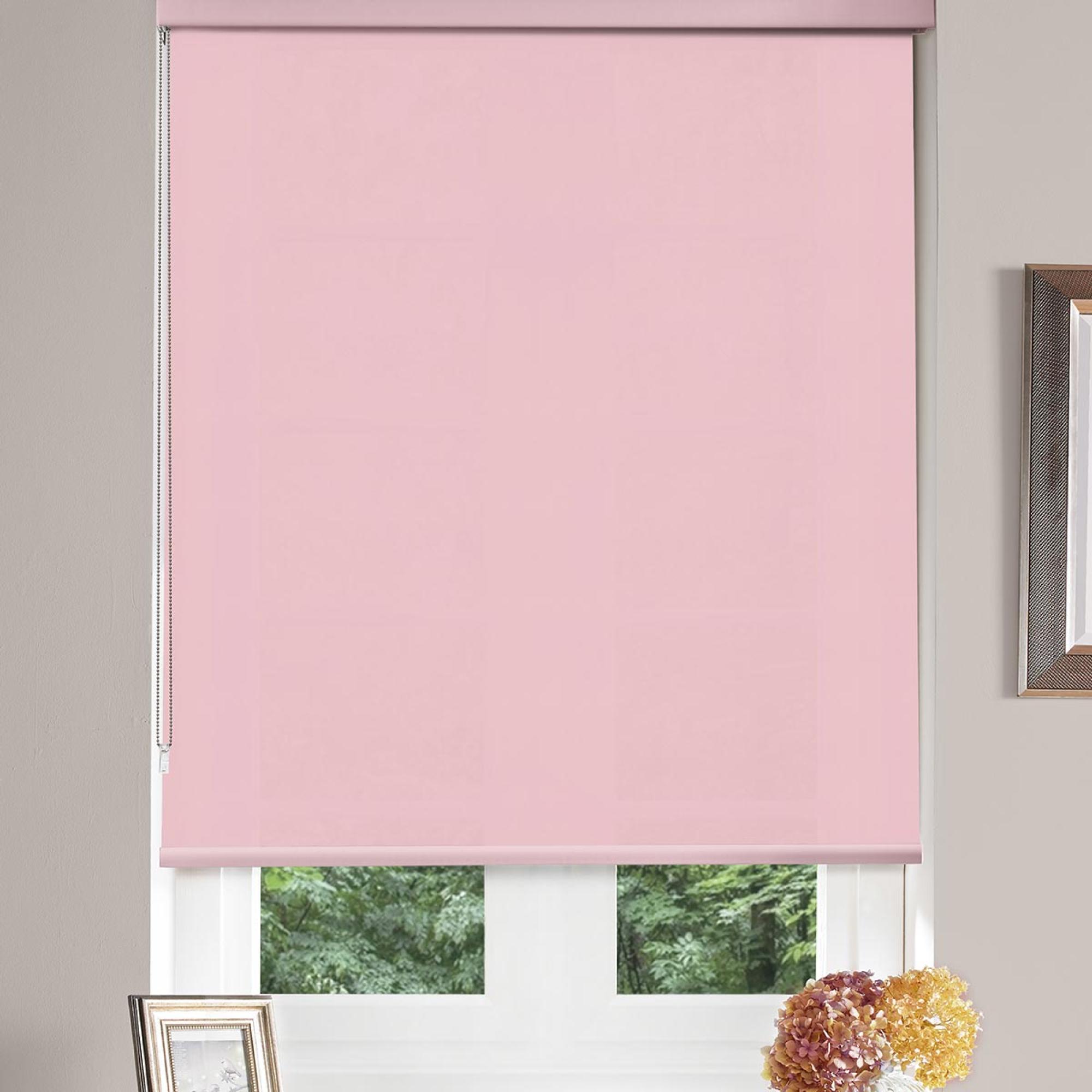 Alexa Roller Blind - Pink