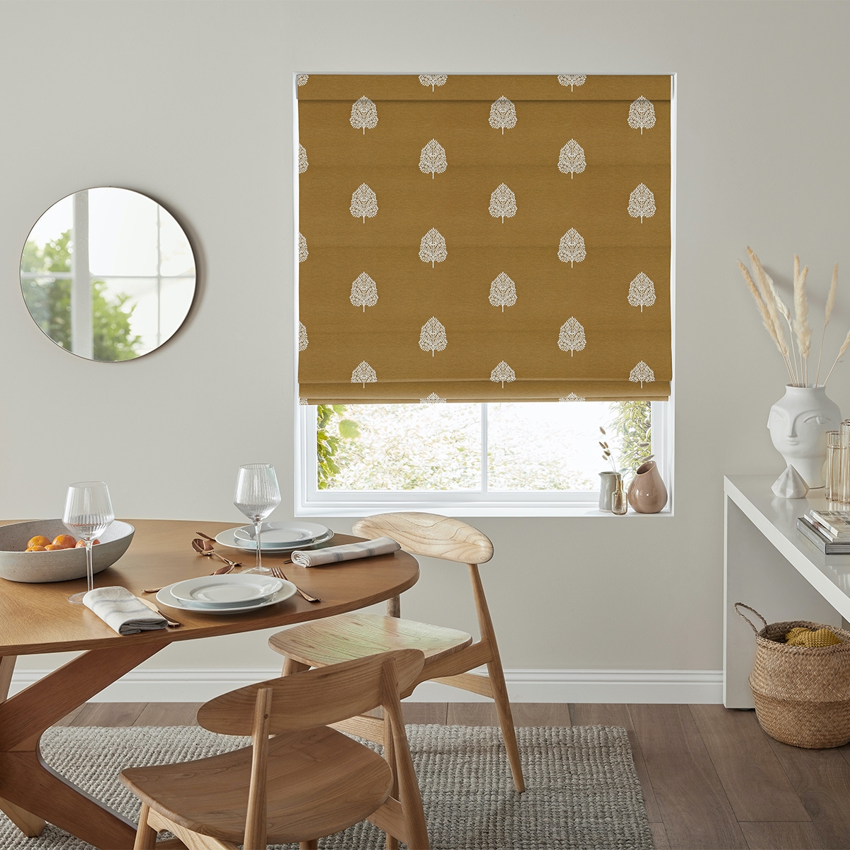 Coman Roman Blind - Ochre