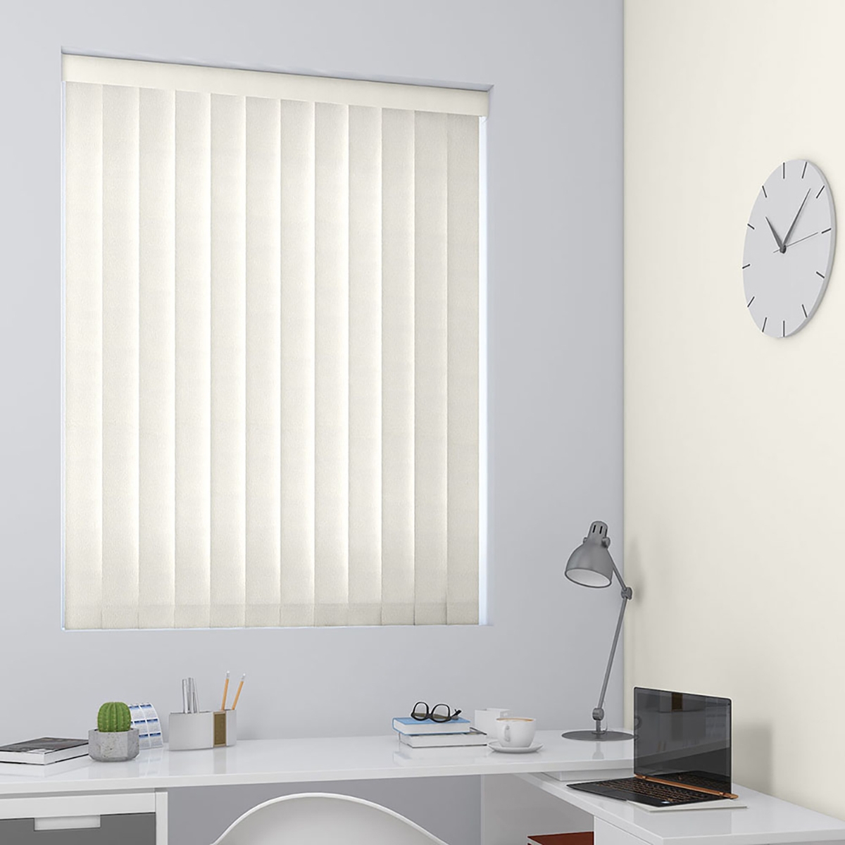 Gabriella Vertical Blind - Pearl