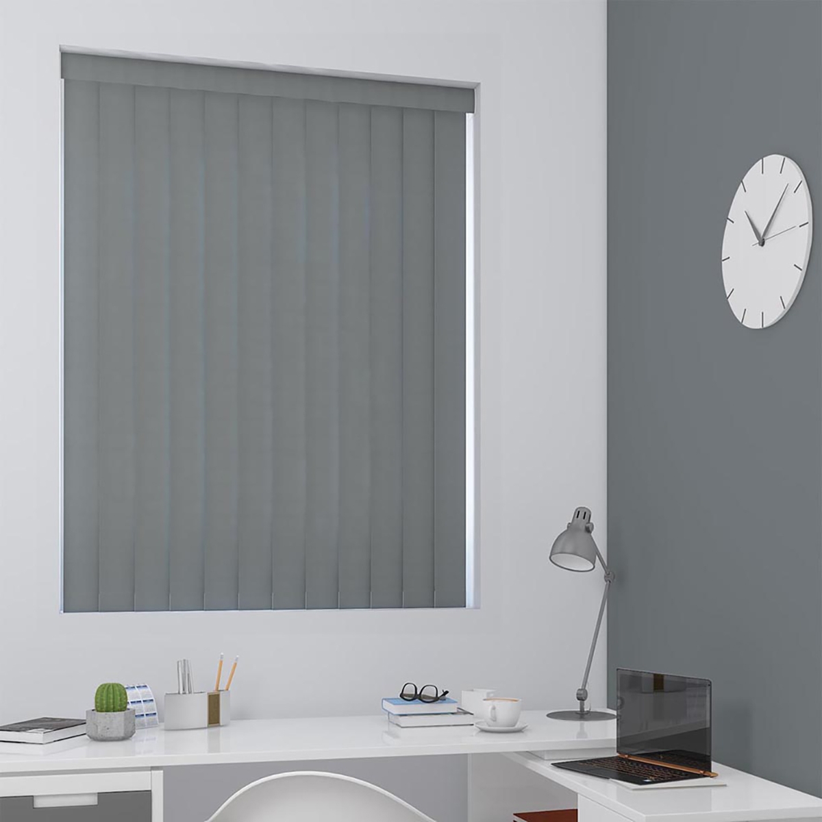 Gianna Vertical Blind Dark Grey Buy Online CFS UK Gianna Vertical Blind Dark Grey Buy Online CFS UK