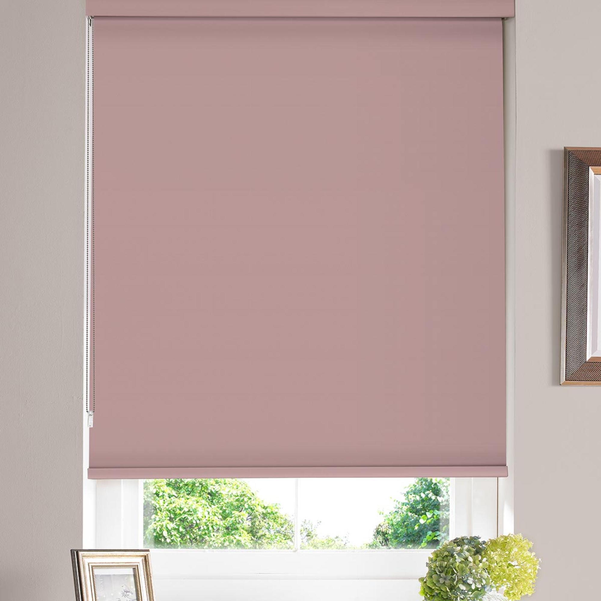 Gravity Roller Blind - Pink
