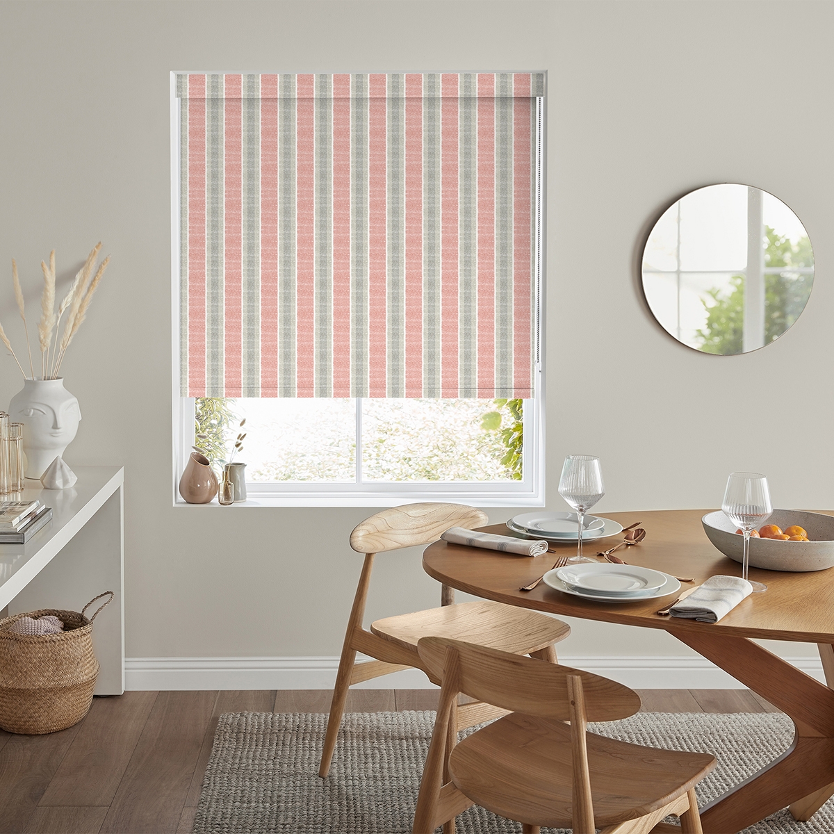 Souza Roller Blind - Crimson