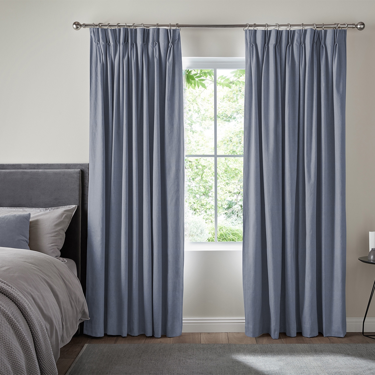 Mina Curtain - Denim