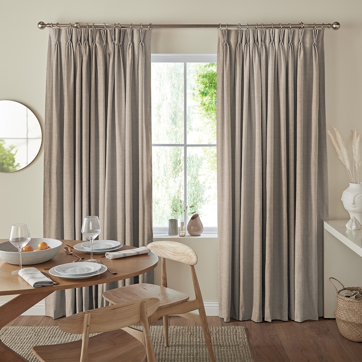 Riyad Curtain - Wheat