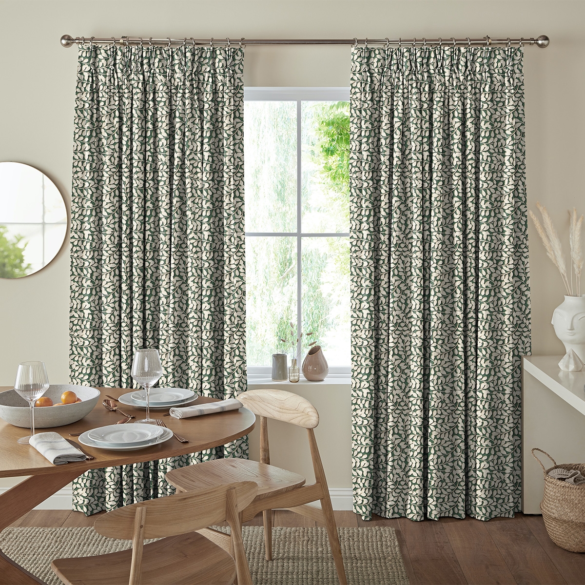 Zakaria Curtain - Olive