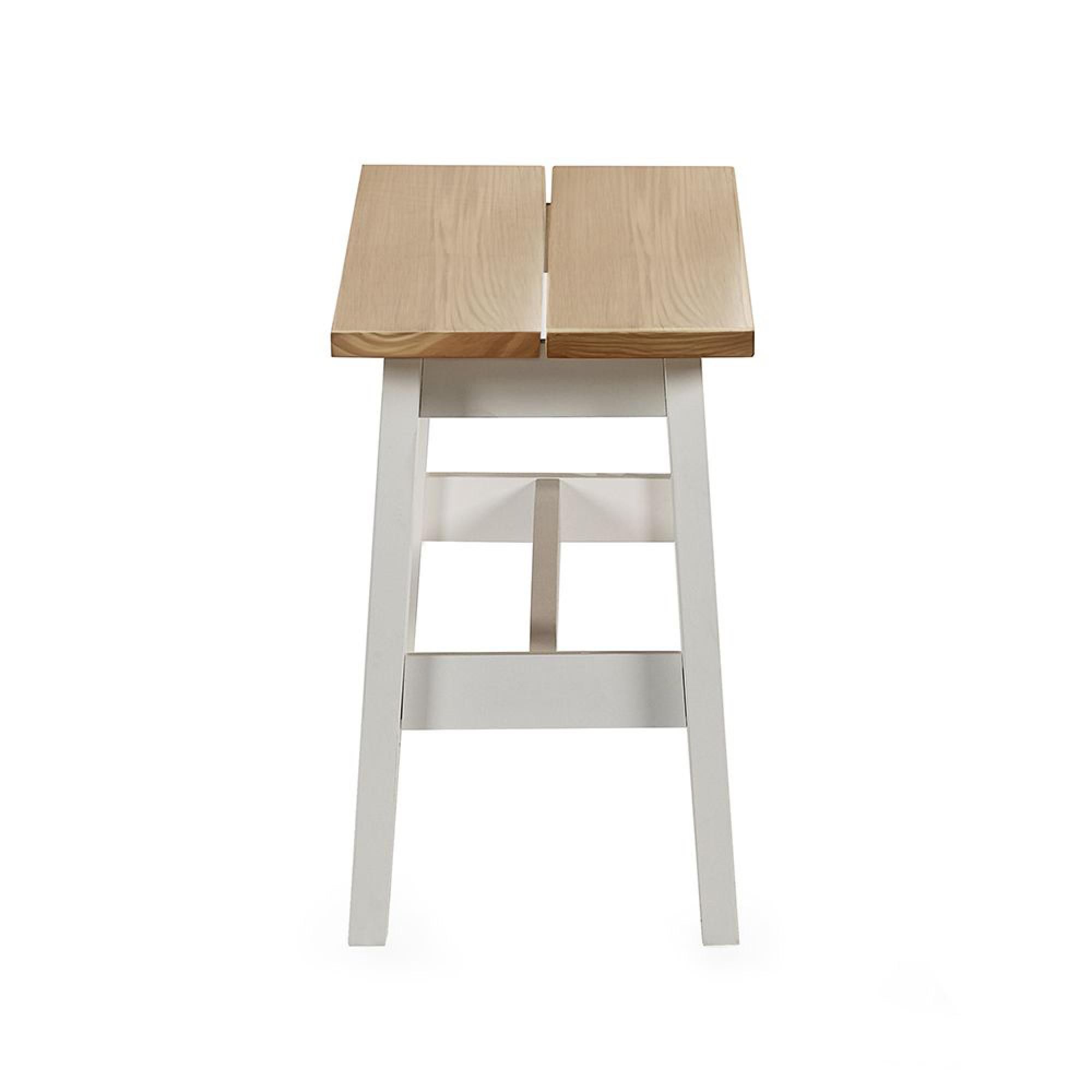 Linwood Dining Bench - Small - White Painted