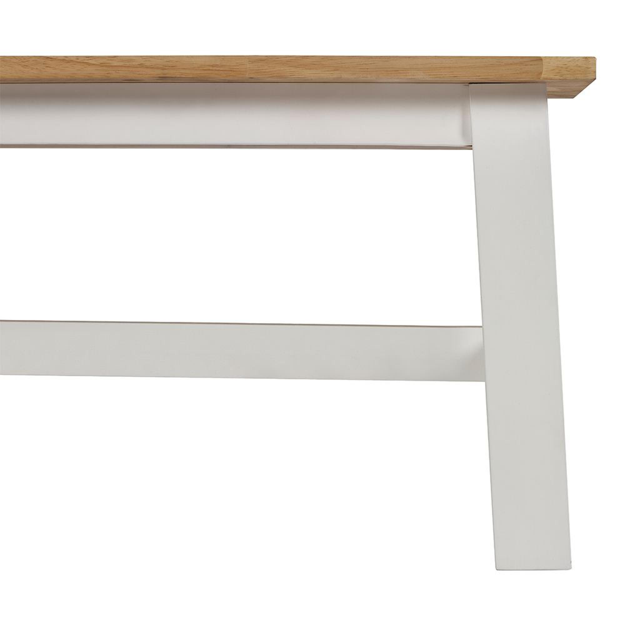 Linwood Dining Bench - Small - White Painted