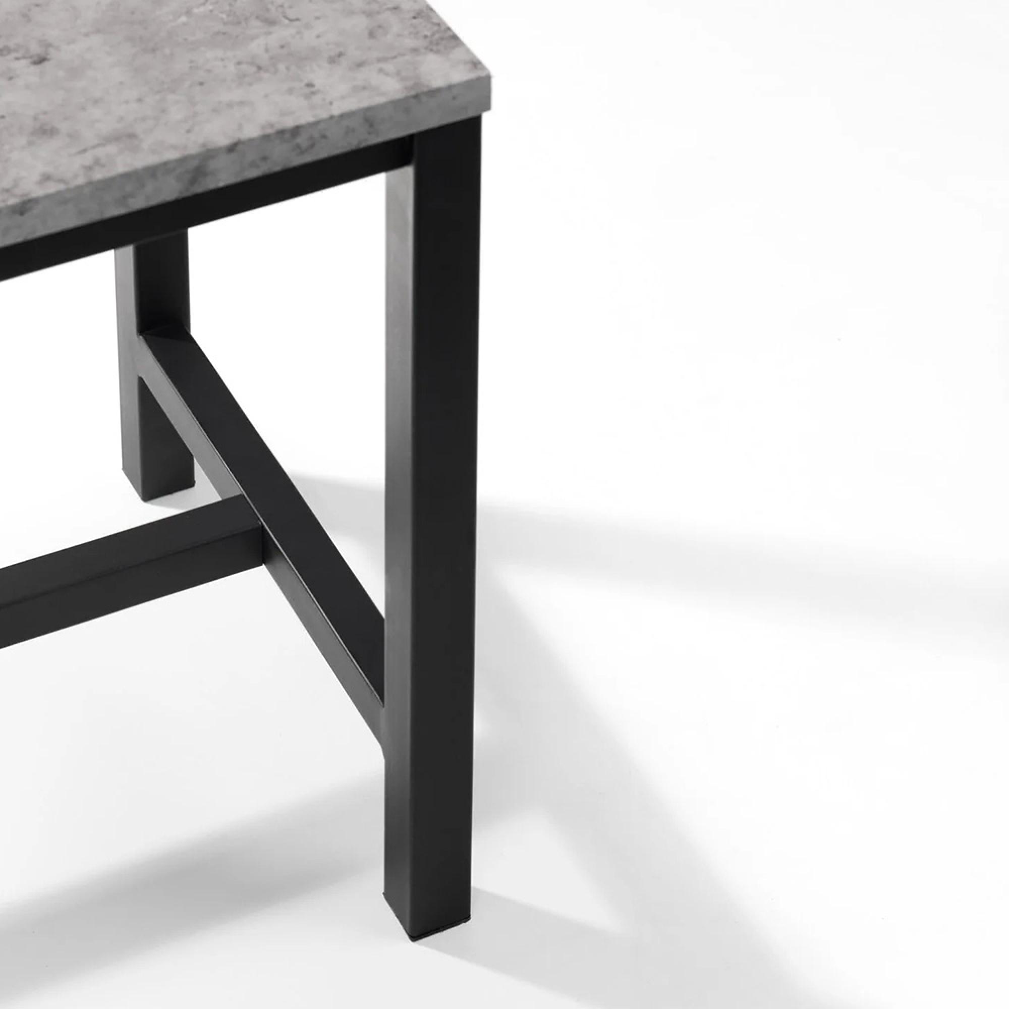Staten Dining Bench - Concrete