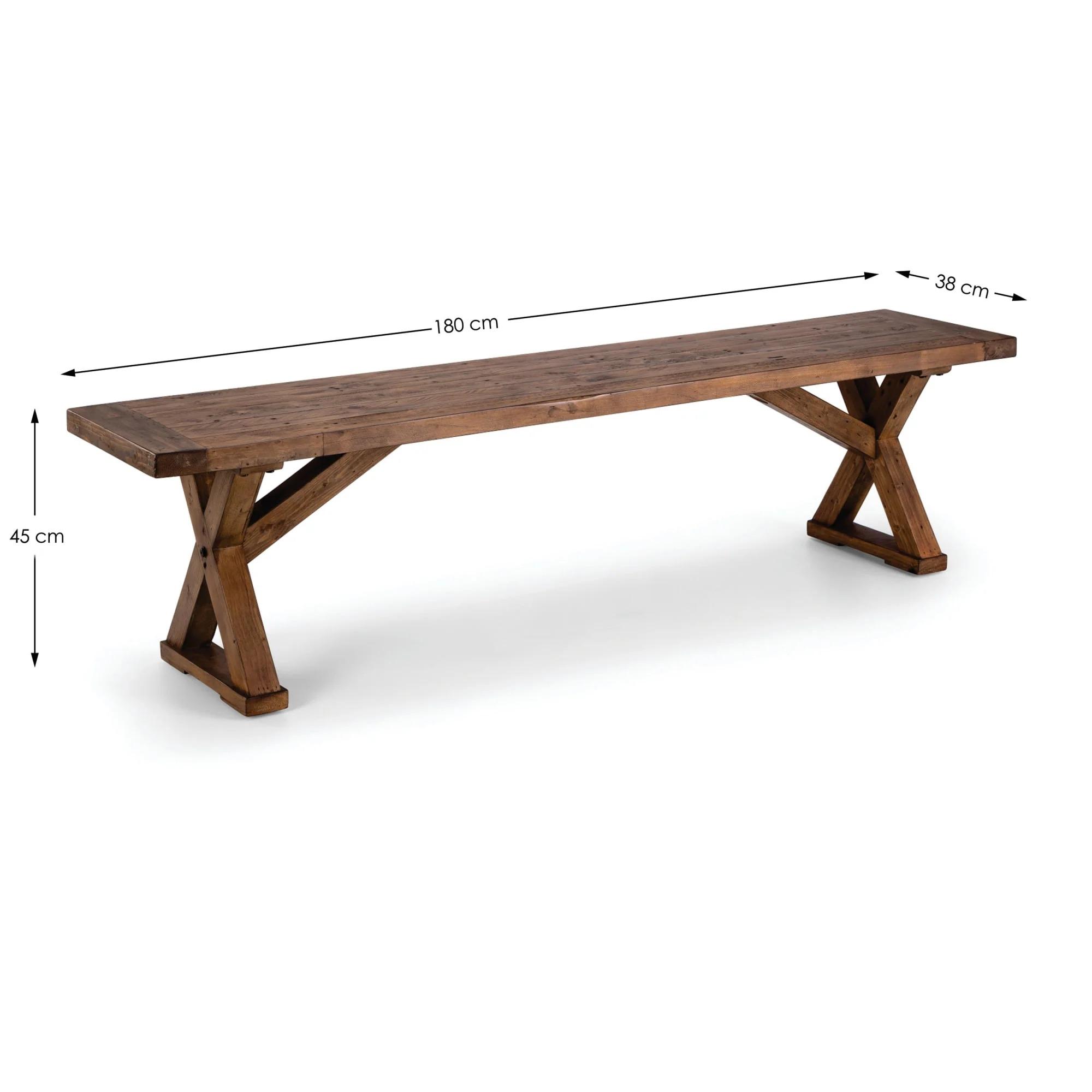 Chatsworth Reclaimed Pine Dining Bench