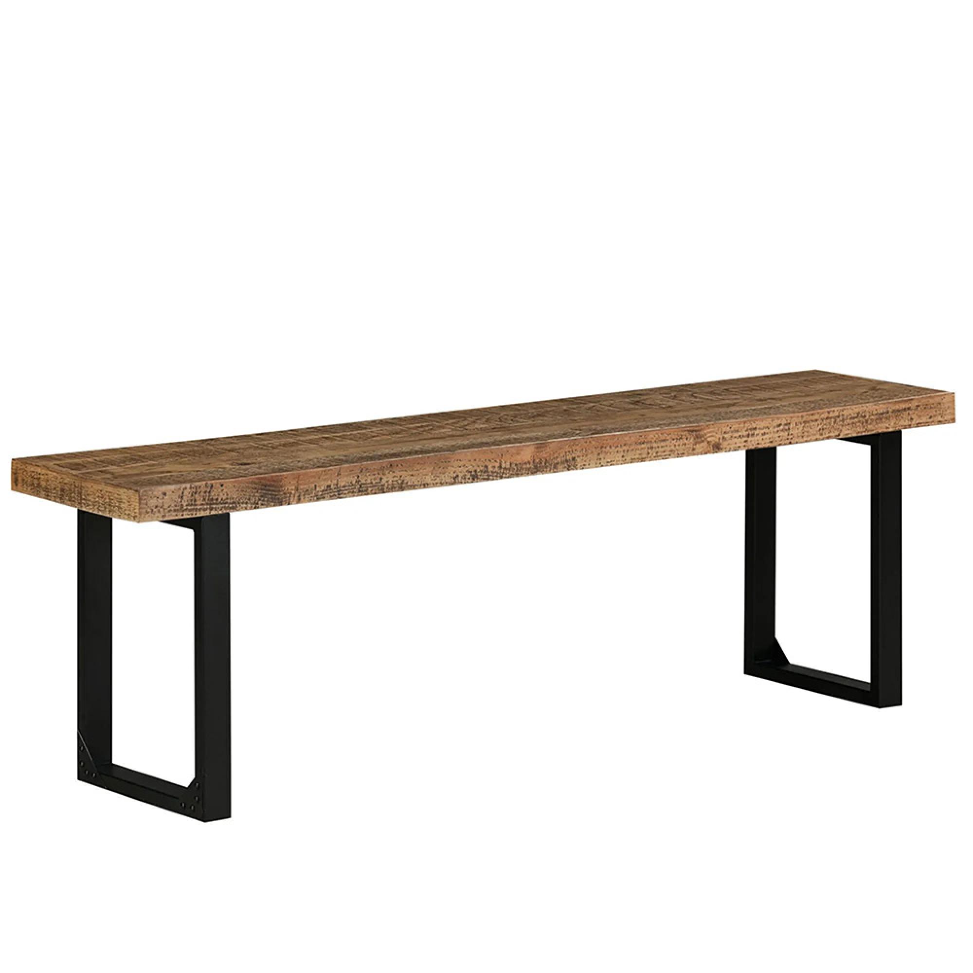 Preston Dining Bench - Industrial - Rustic