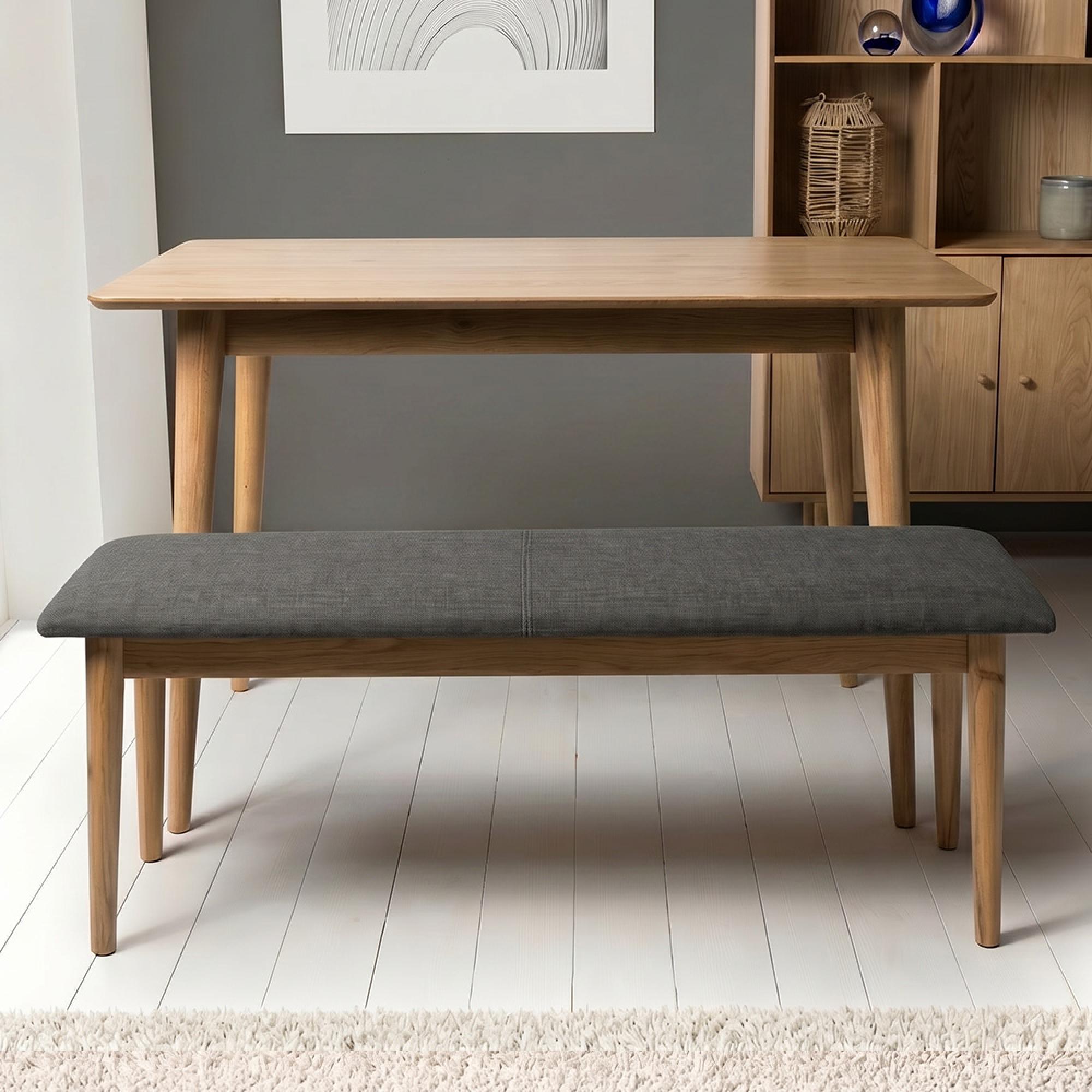 Jenson Oak Dining Bench - 120cm