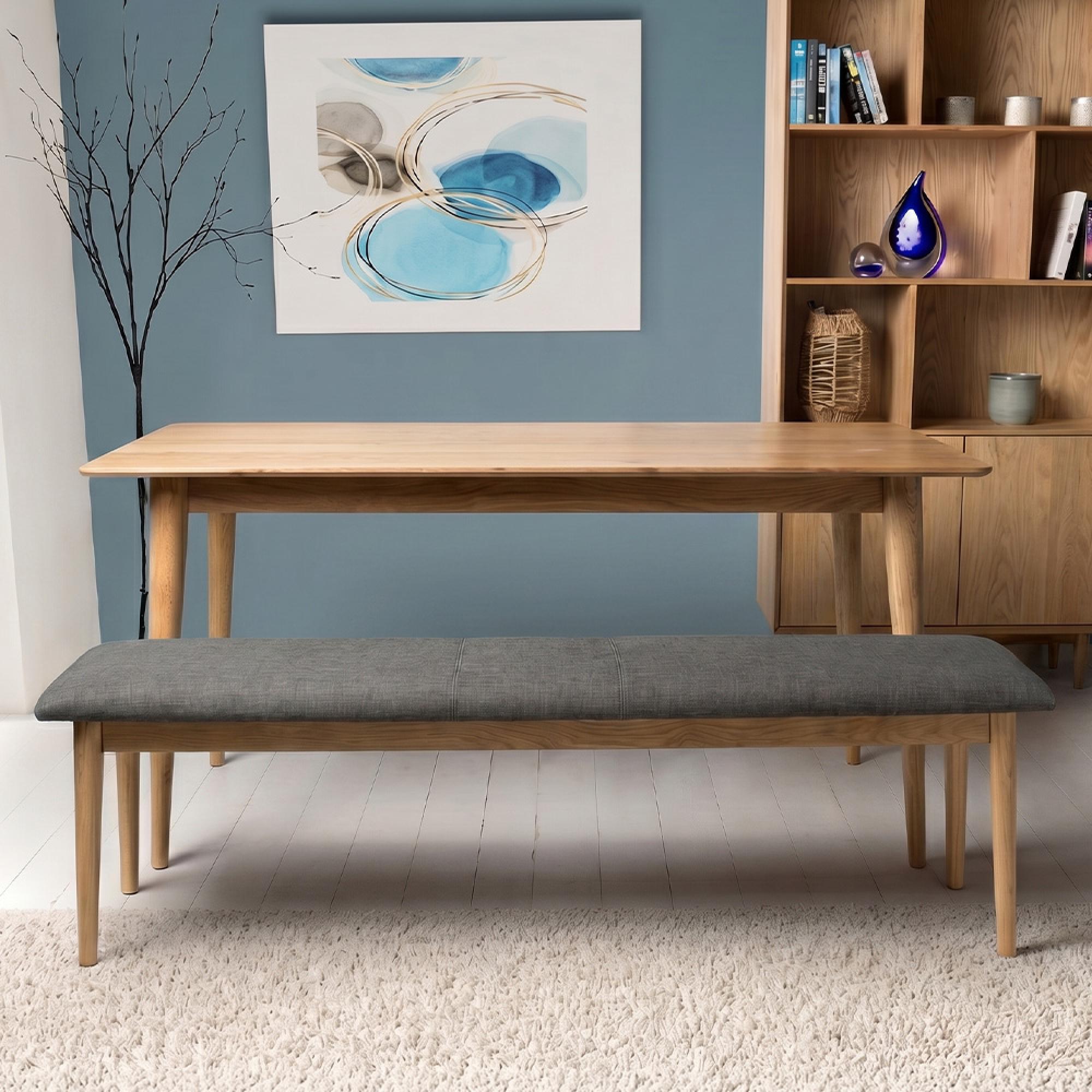 Jenson Oak Dining Bench - 160cm