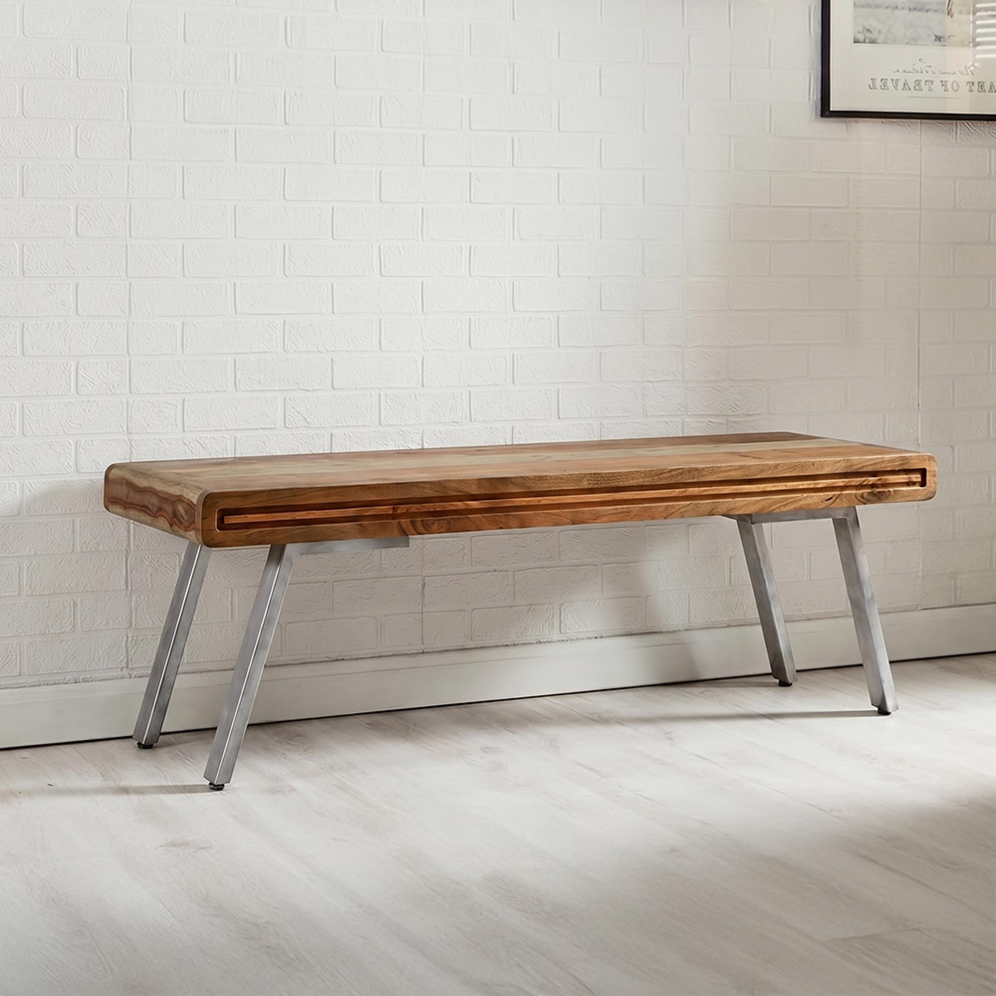 Aspen Dining Bench - Industrial - Reclaimed Wood