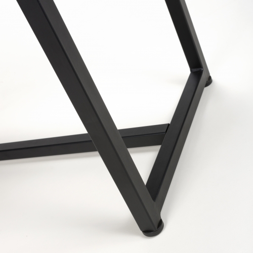 Archer Bench - Grey Leather