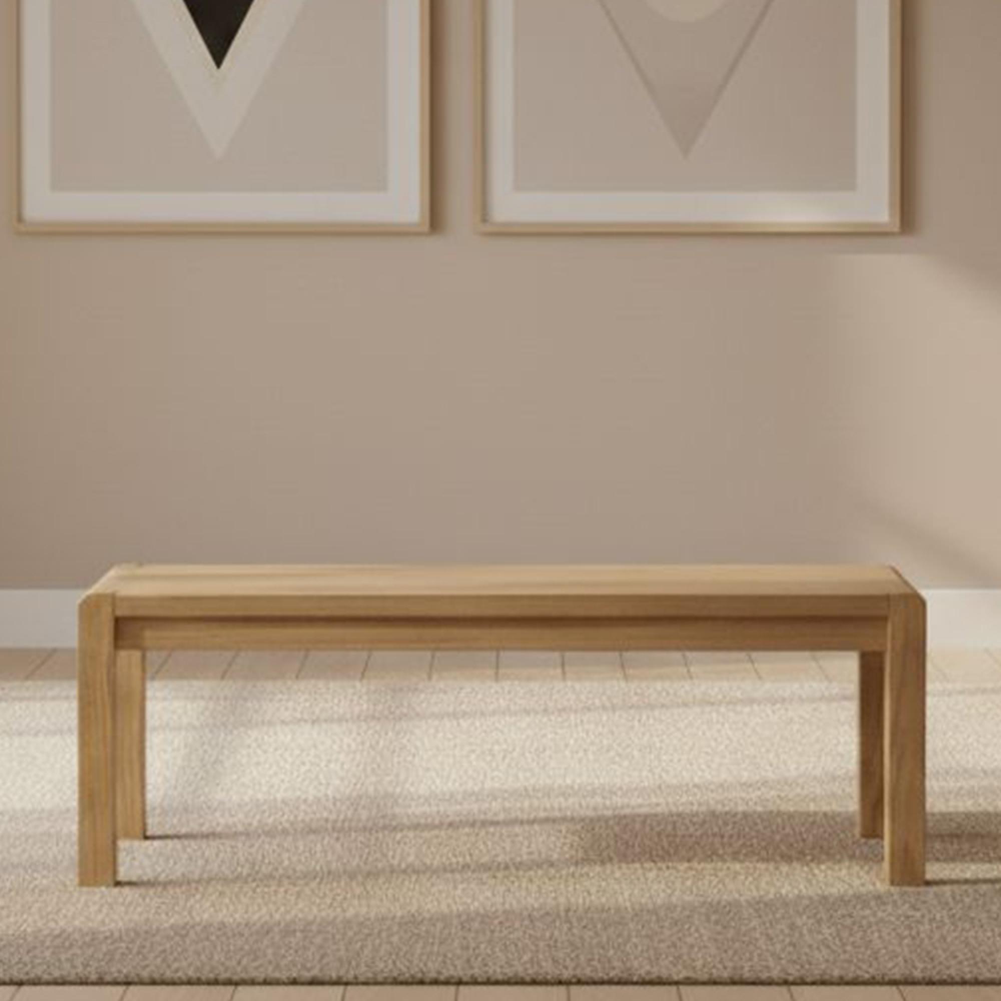 Bergen Dining Bench - Oak