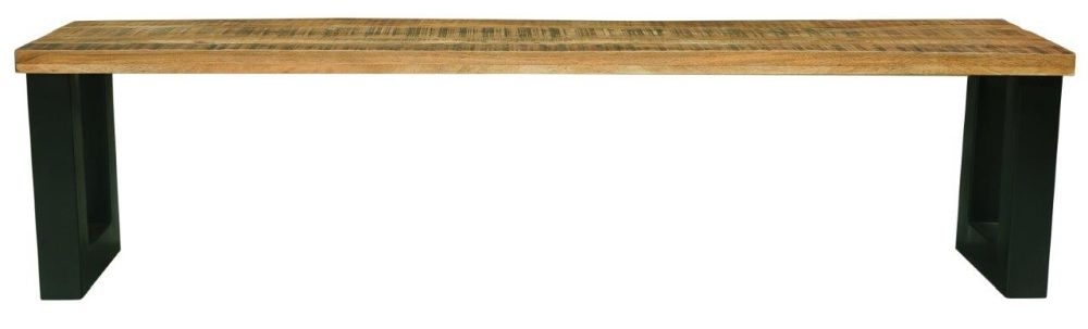 Induse Industrial Mango Wood 180cm Dining Bench