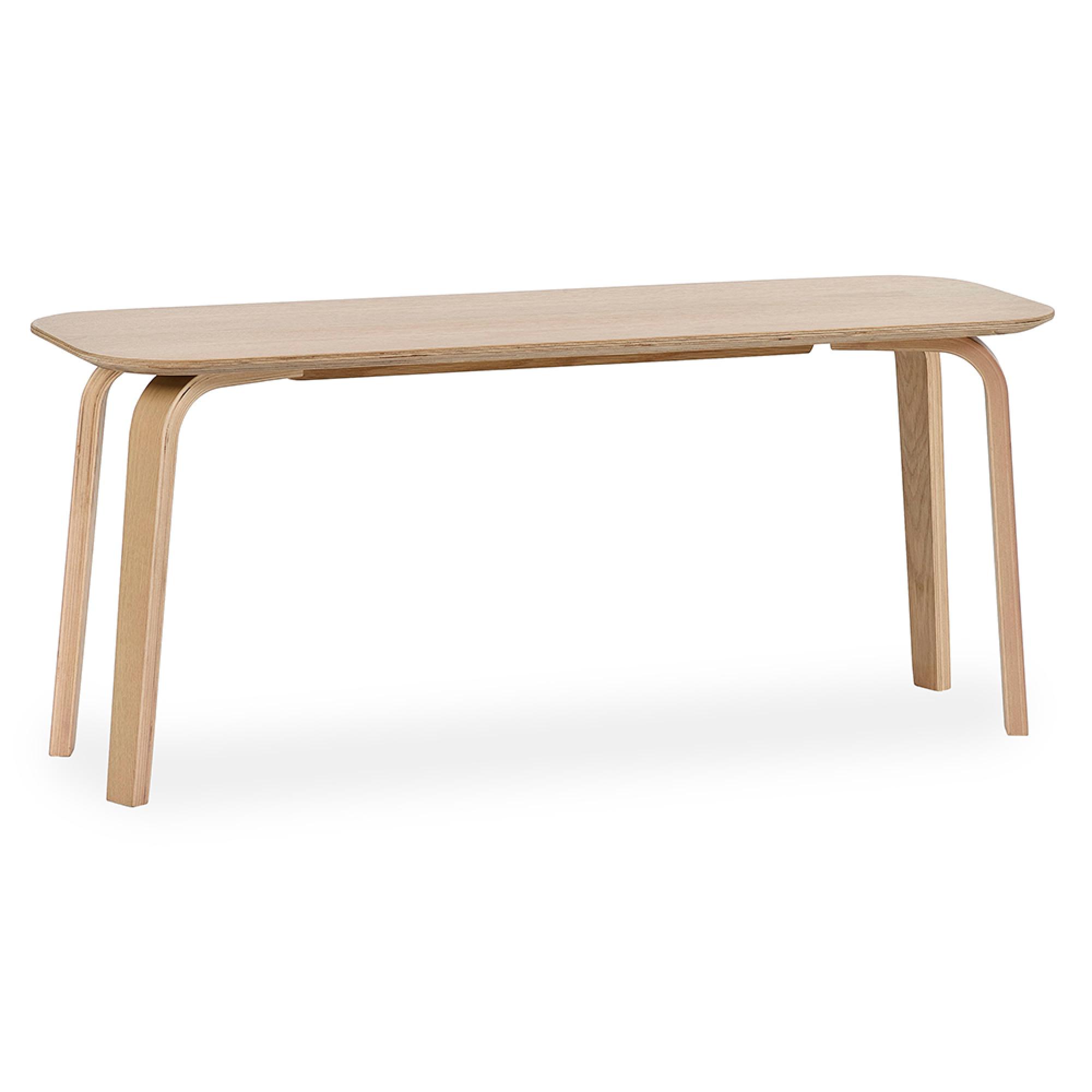 Kaito Oak Curved Leg Bench