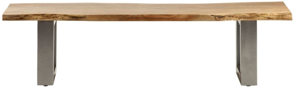 Kota Live Edge Solid Acacia Wood 175cm Dining Bench