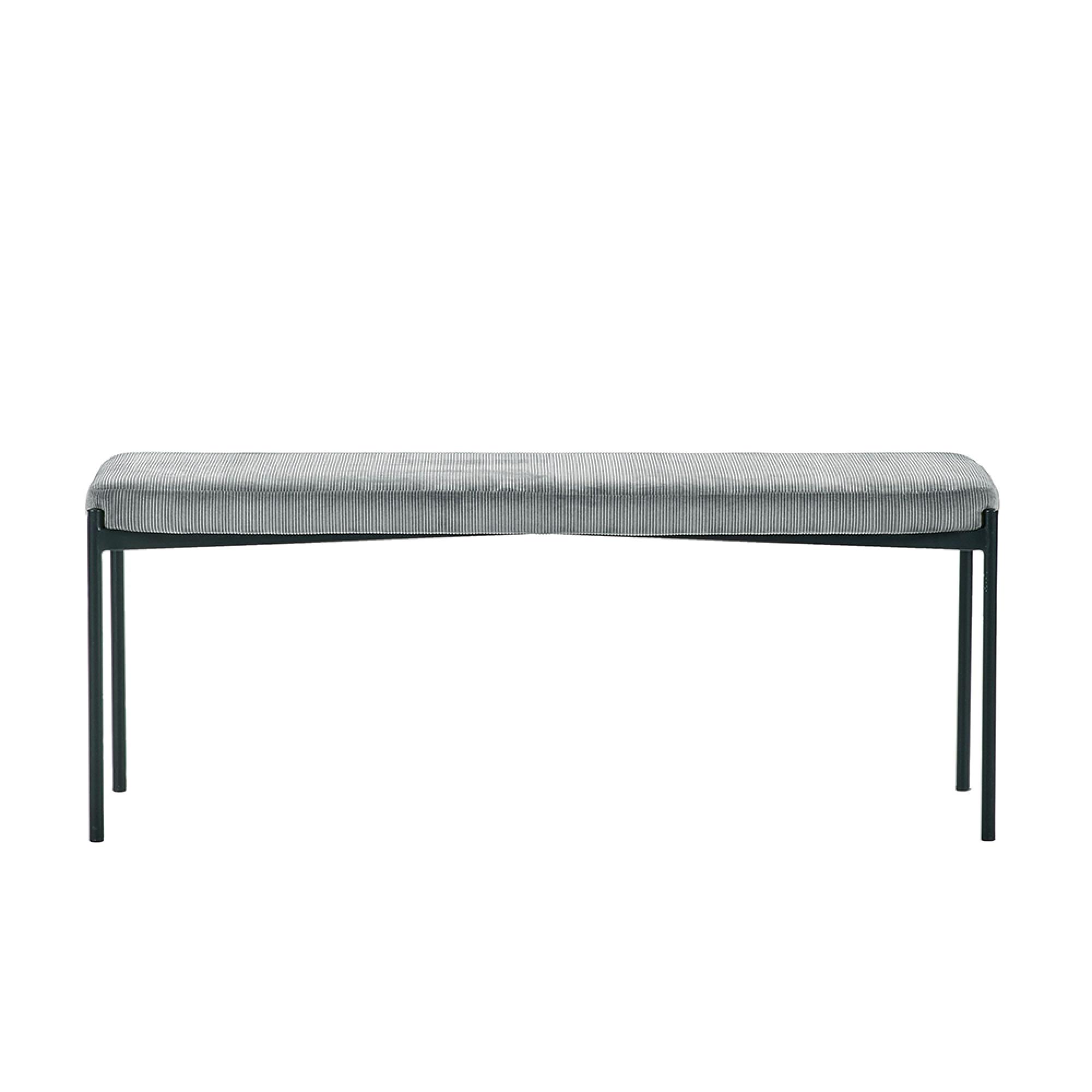 Leonie Grey Fabric Dining Bench