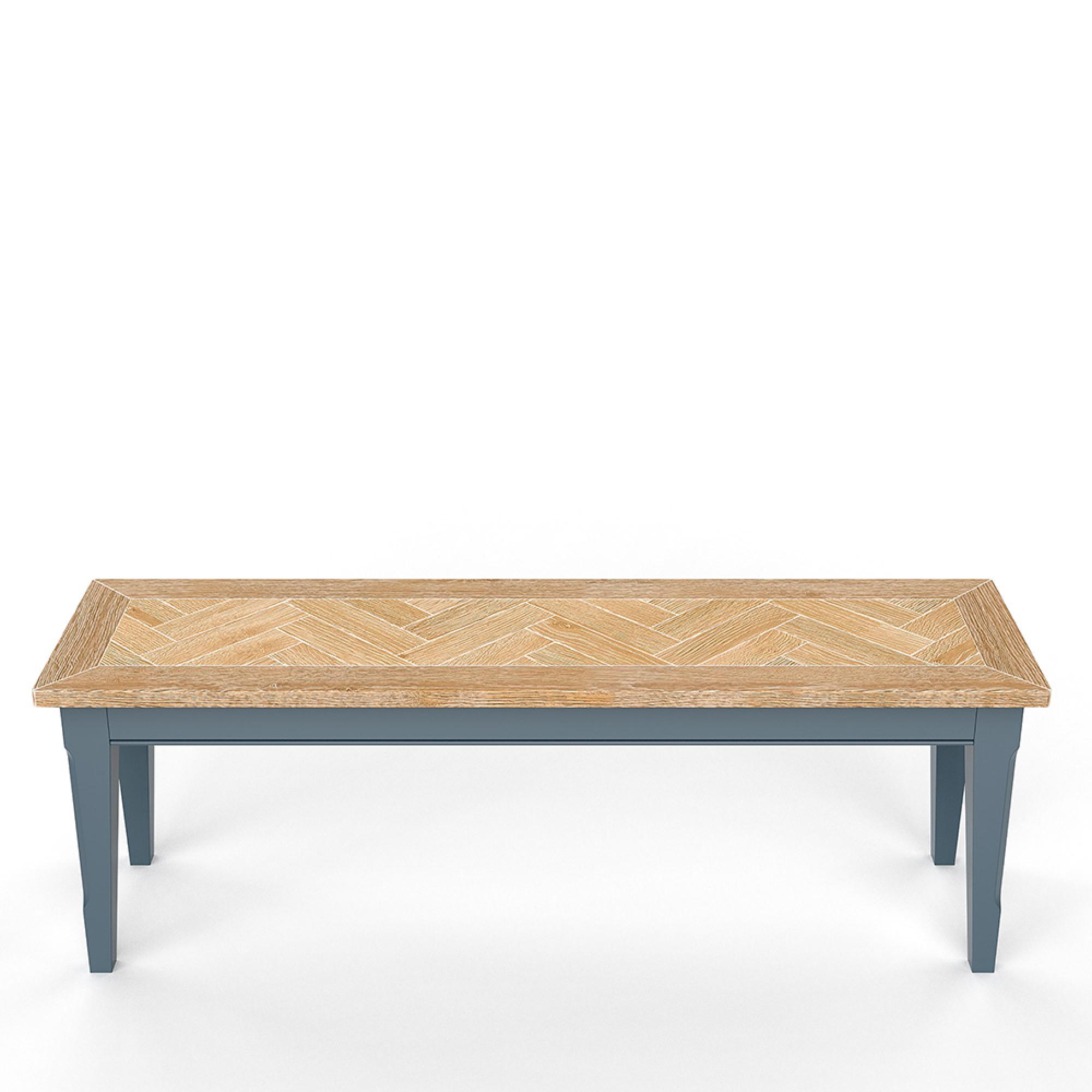 Signature Blue Dining Bench - 130cm