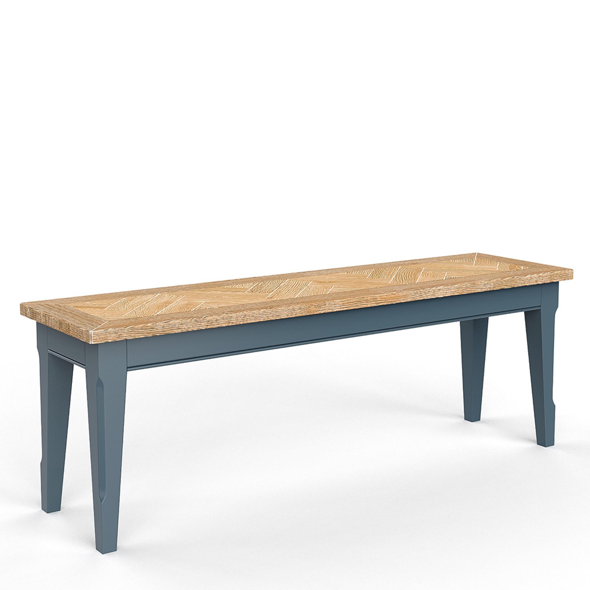 Signature Blue Dining Bench - 130cm