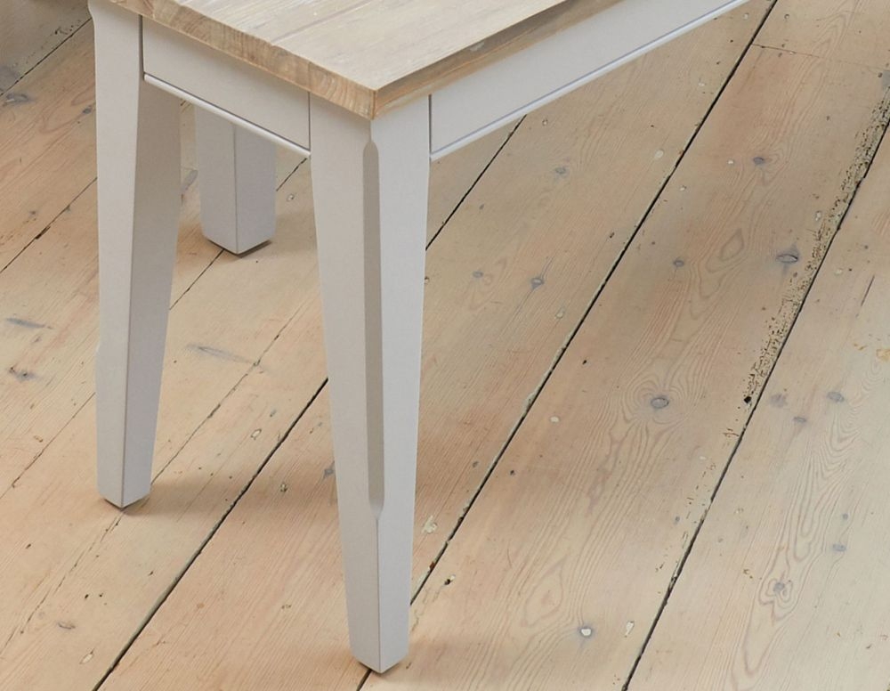 Signature Grey Painted Large Dining Bench