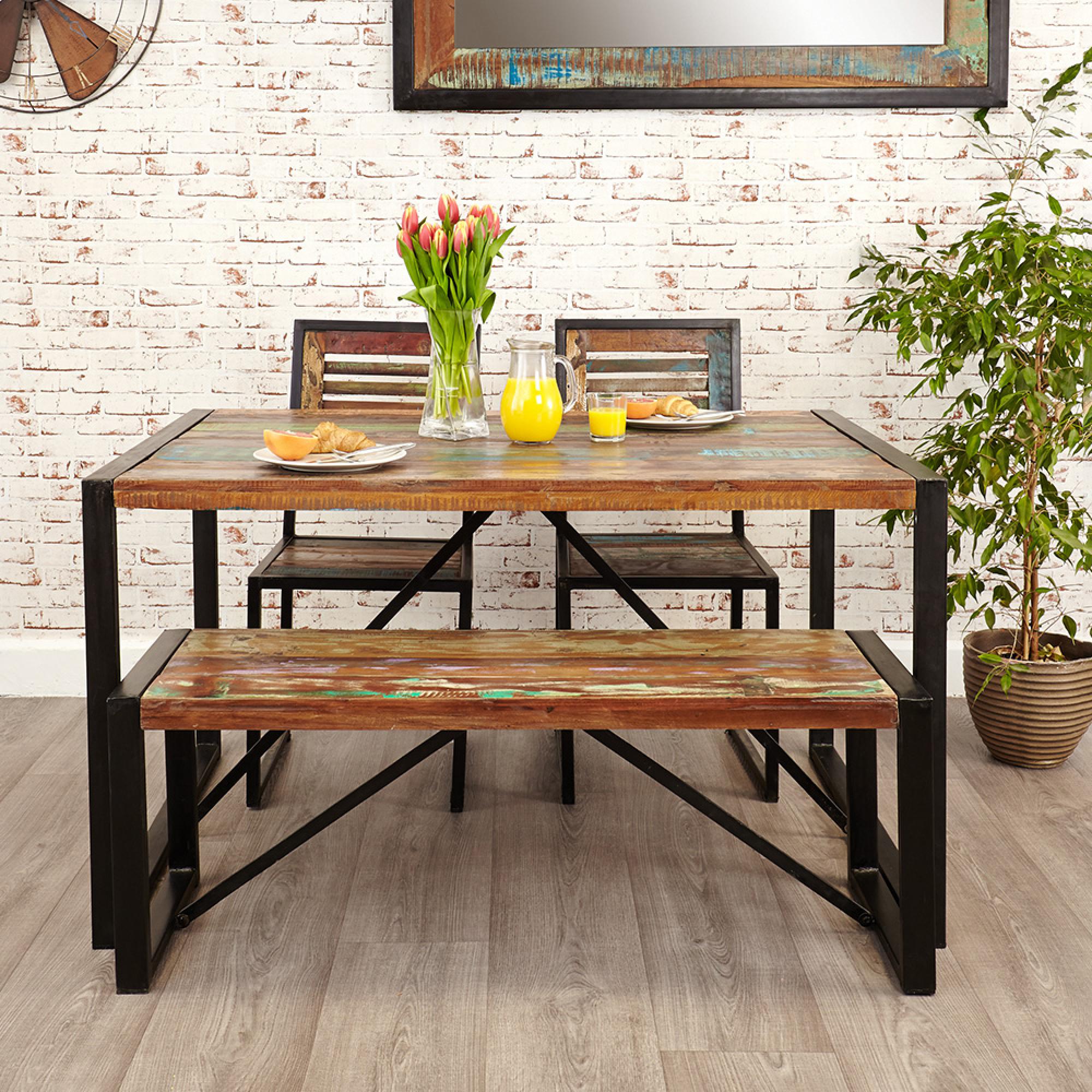 Urban Chic Reclaimed Dining Bench - Small