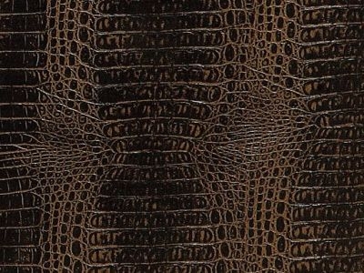 137 Cat 1 : Embossed Crocodile Brown