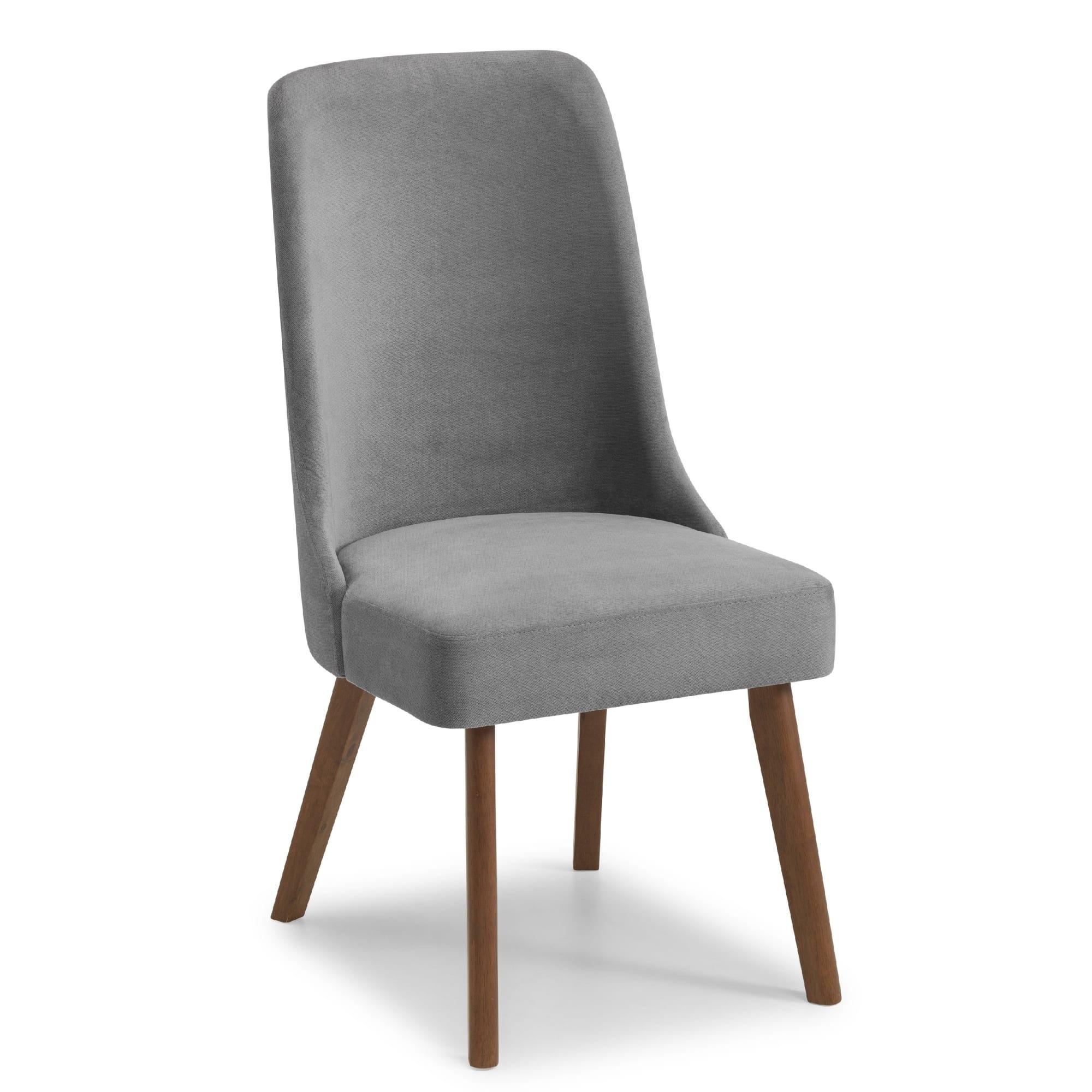 Huxley Dining Chair - Set of 2 - Grey Fabric