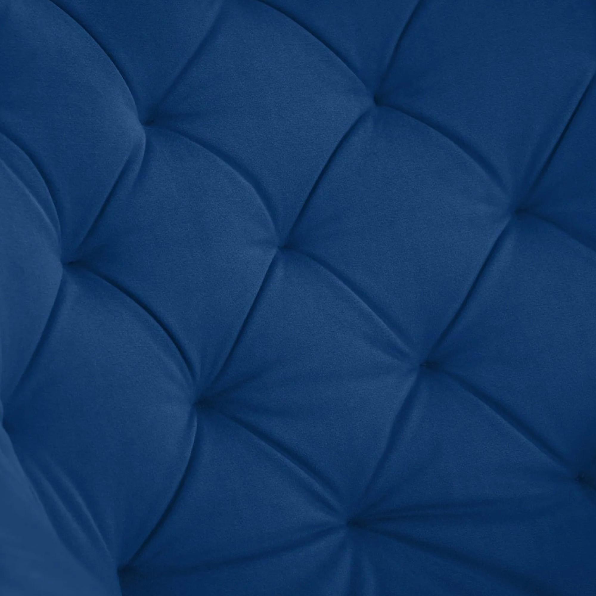 Lorenzo Dining Chair - Set of 2 - Blue Fabric