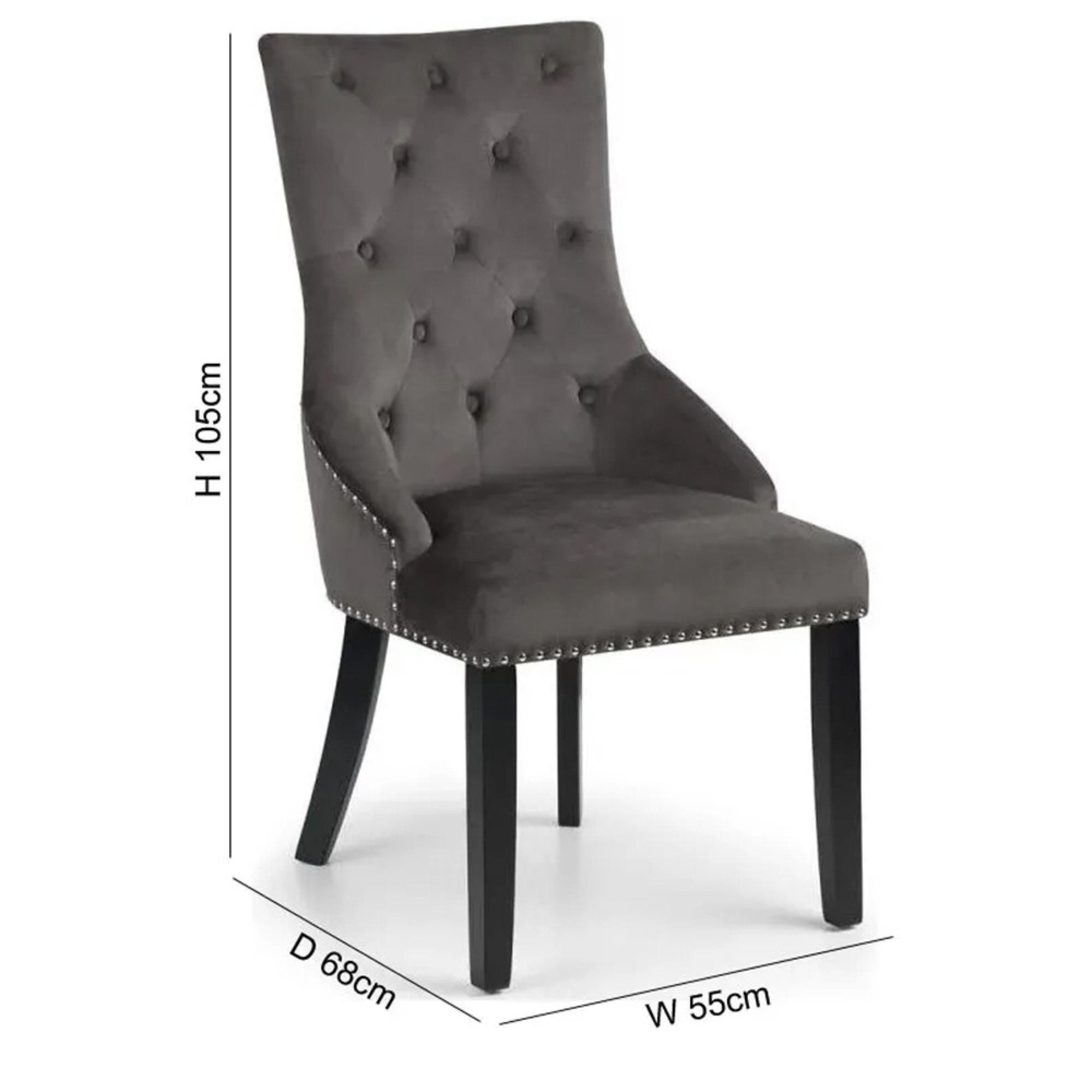 Veneto Dining Chair - Set of 2 - Grey