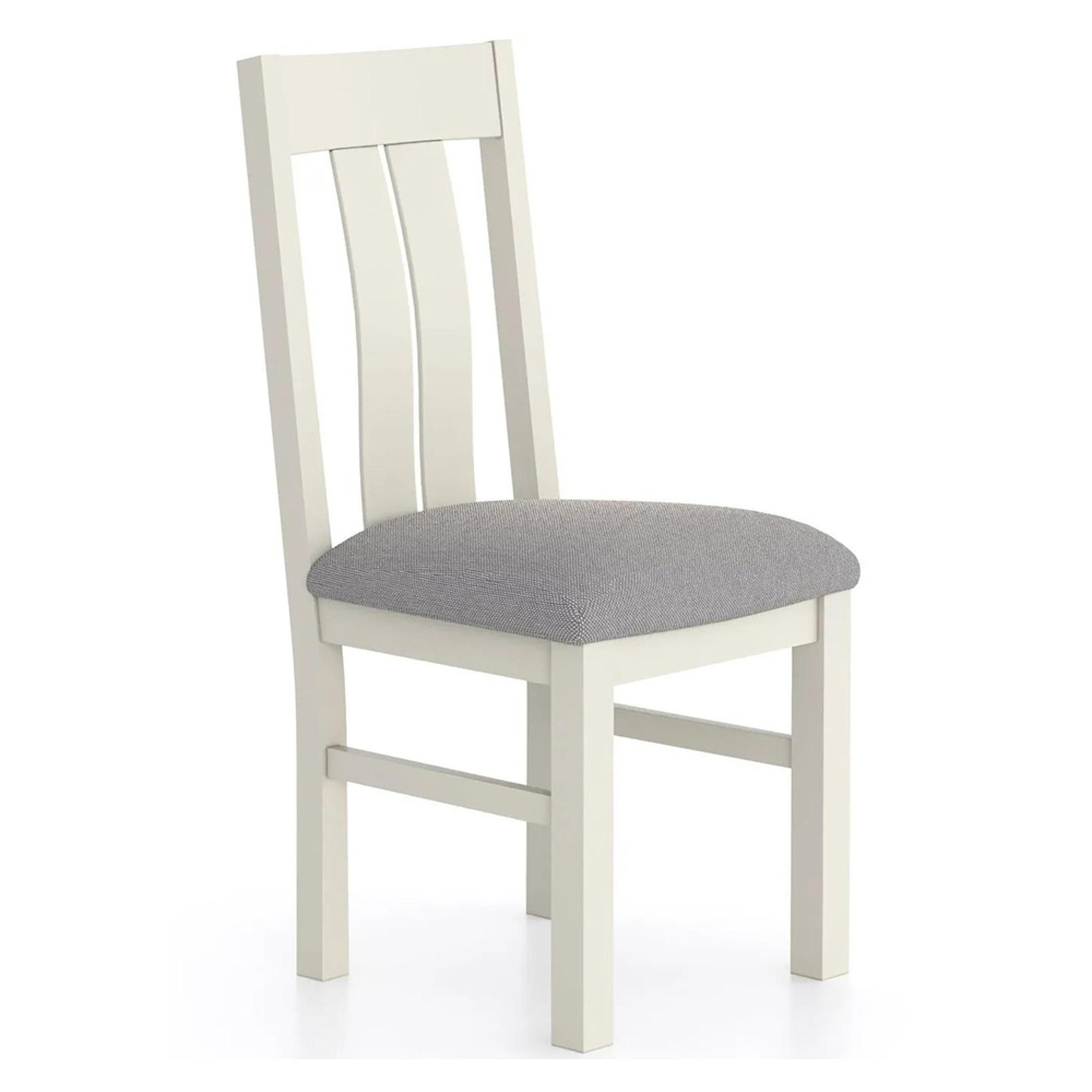 2 x Arden Grey Painted Slatted Back Dining Chair