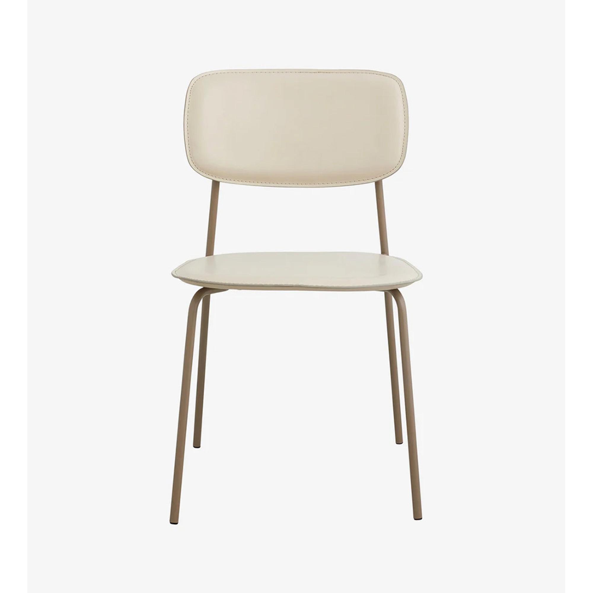 Esa Dining Chair - Faux Leather - Beige