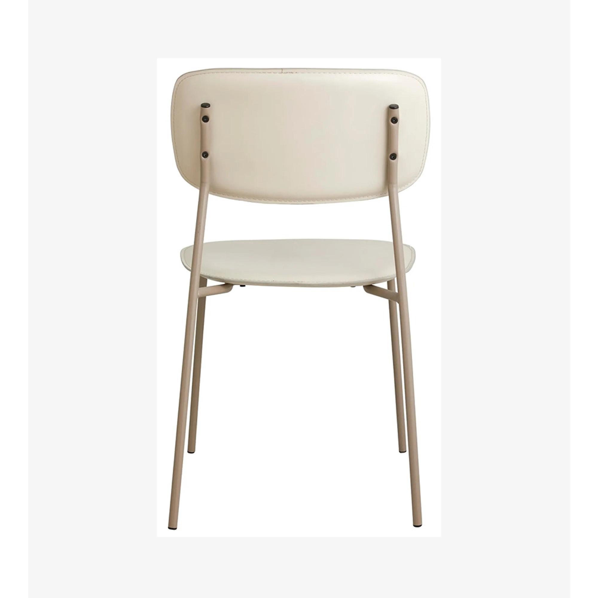 Esa Dining Chair - Faux Leather - Beige