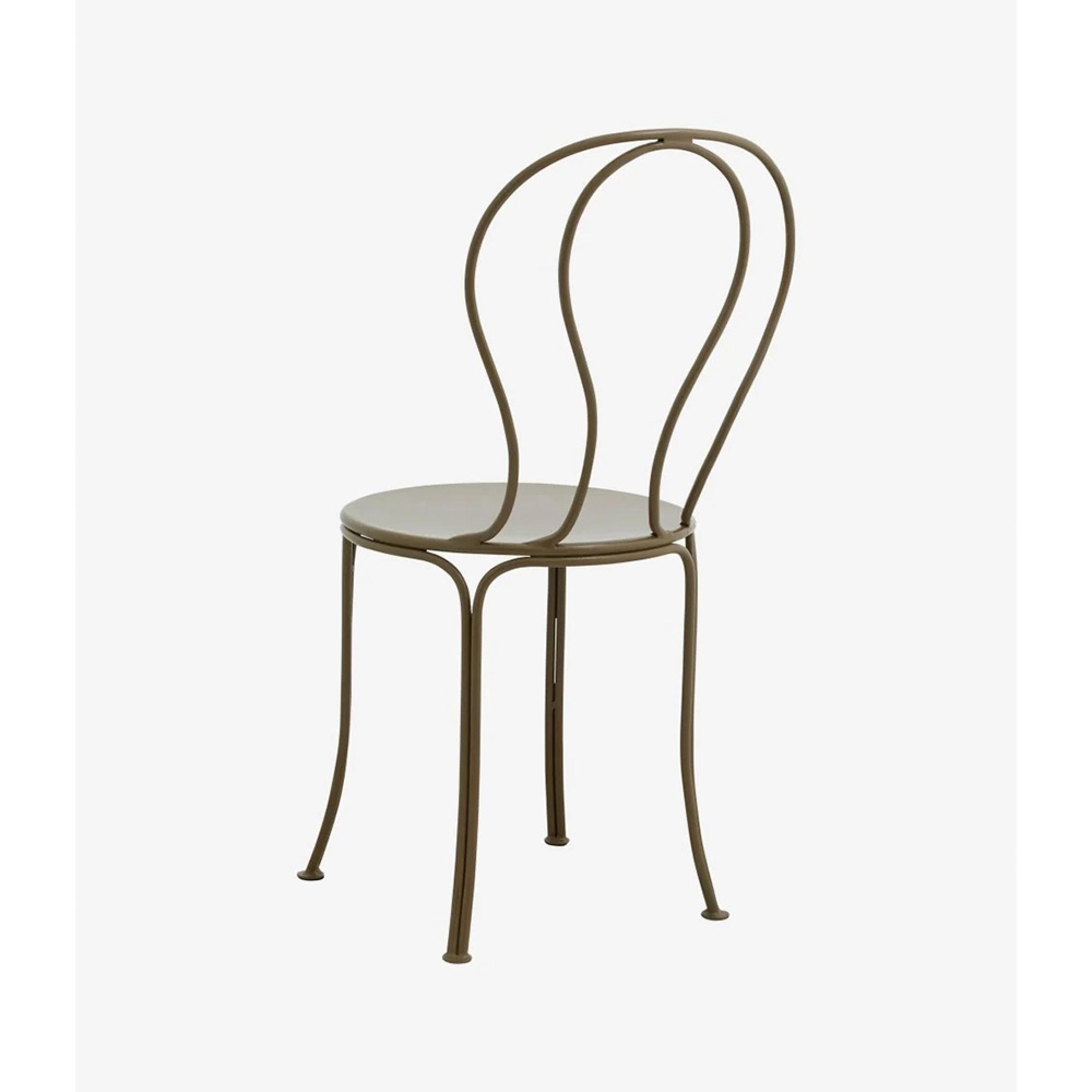 Olivo Garden Dining Chair - Metal - Green