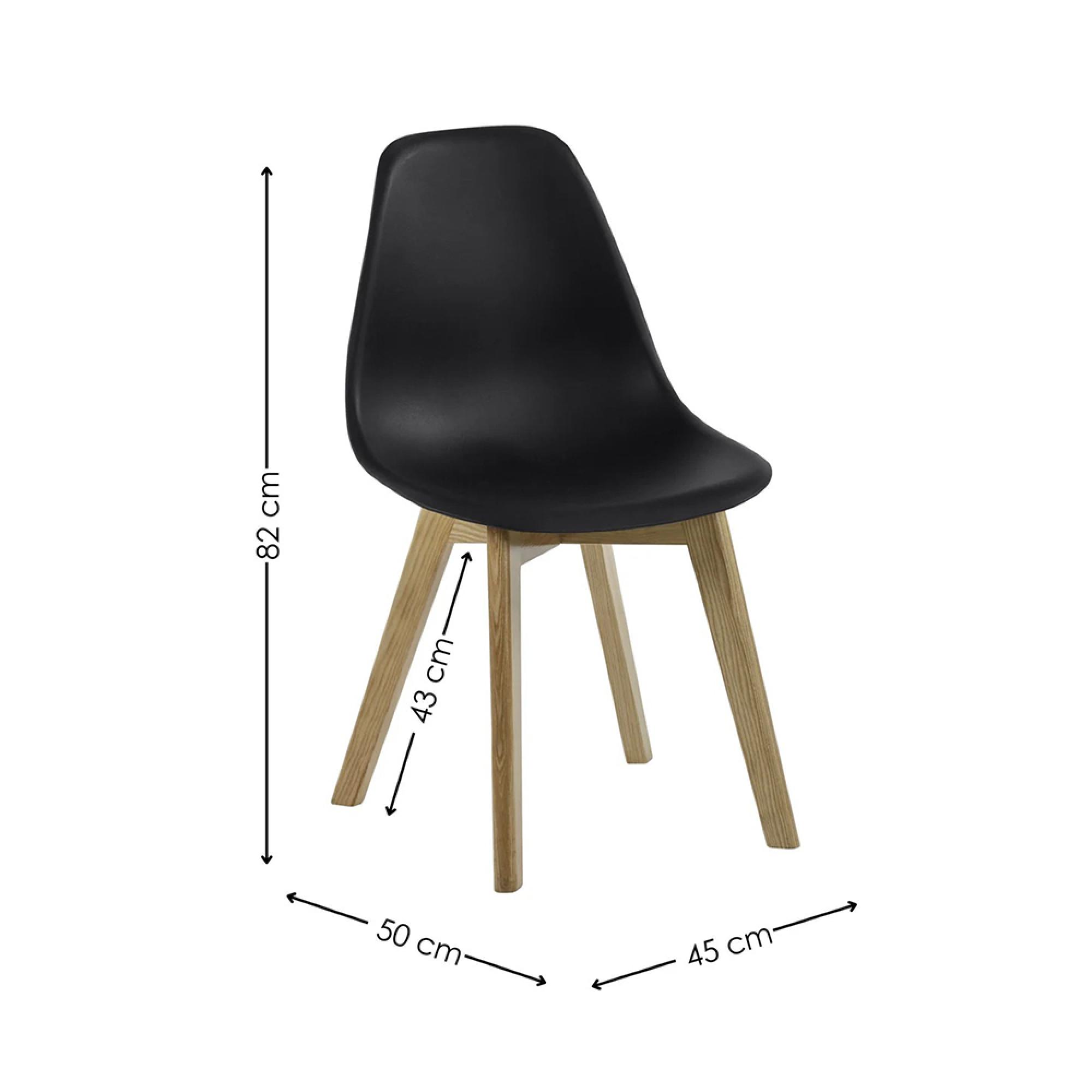 Agatha Dining Chair - Set of 2 - Black