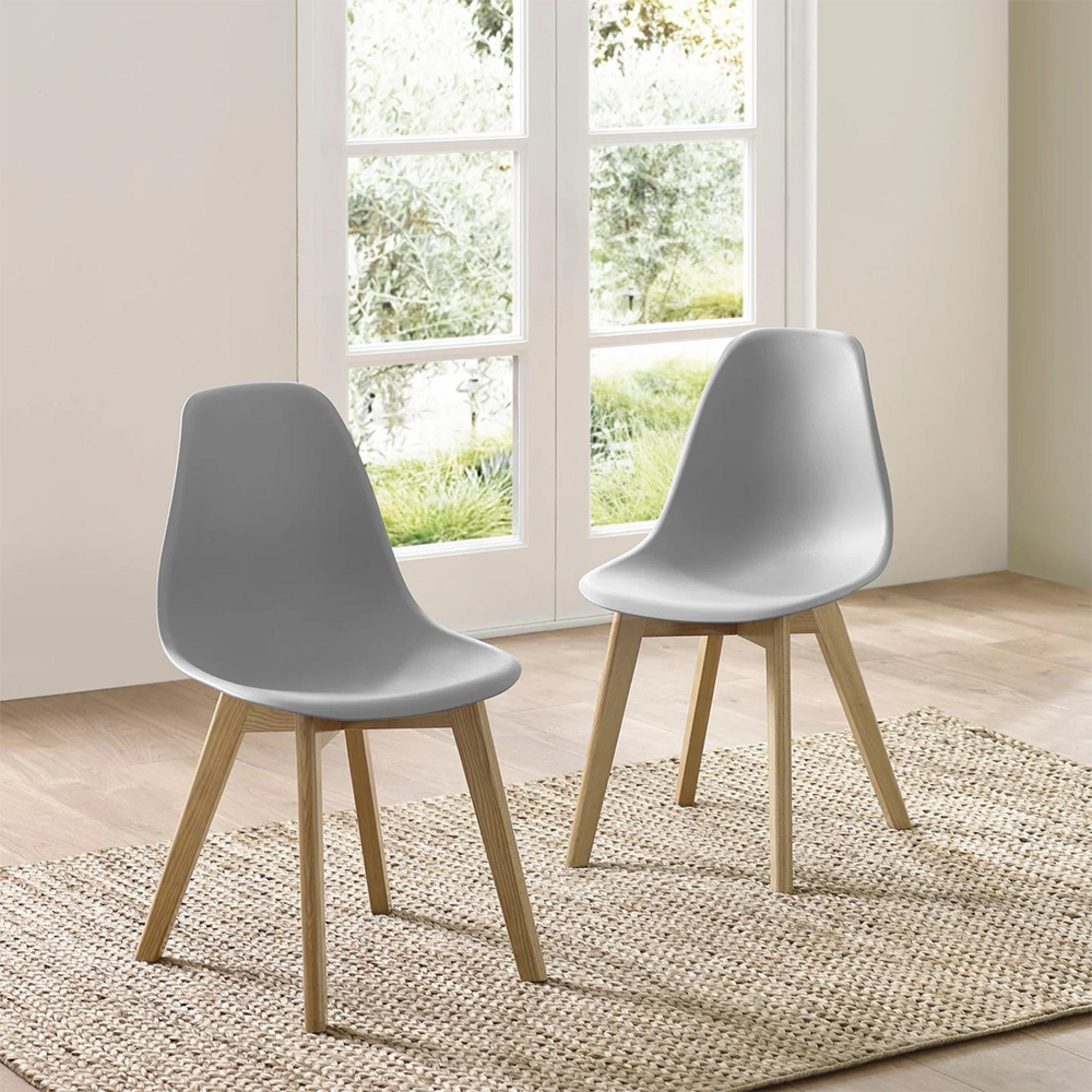 Agatha Dining Chair - Set of 2 - Grey
