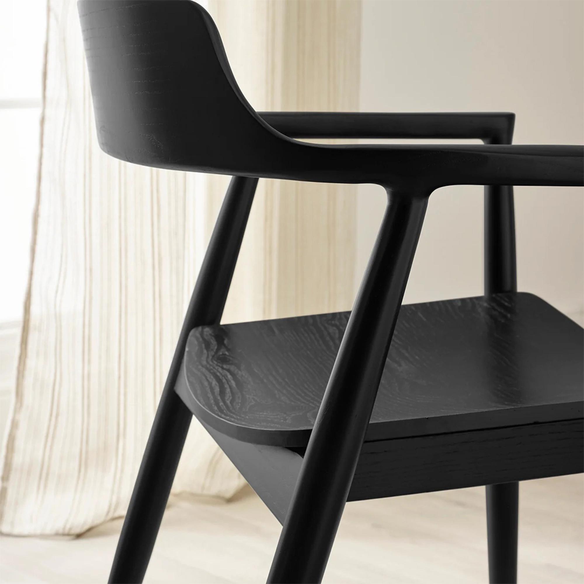 Franklin Dining Armchair - Set of 2 - Black